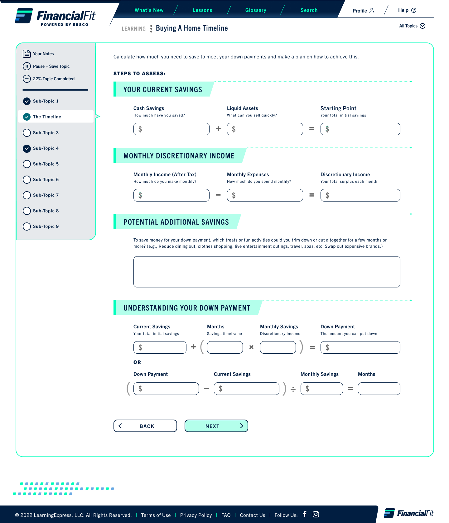 Design v2: All topics specific actions on the sidebar while top menu features access to other topics