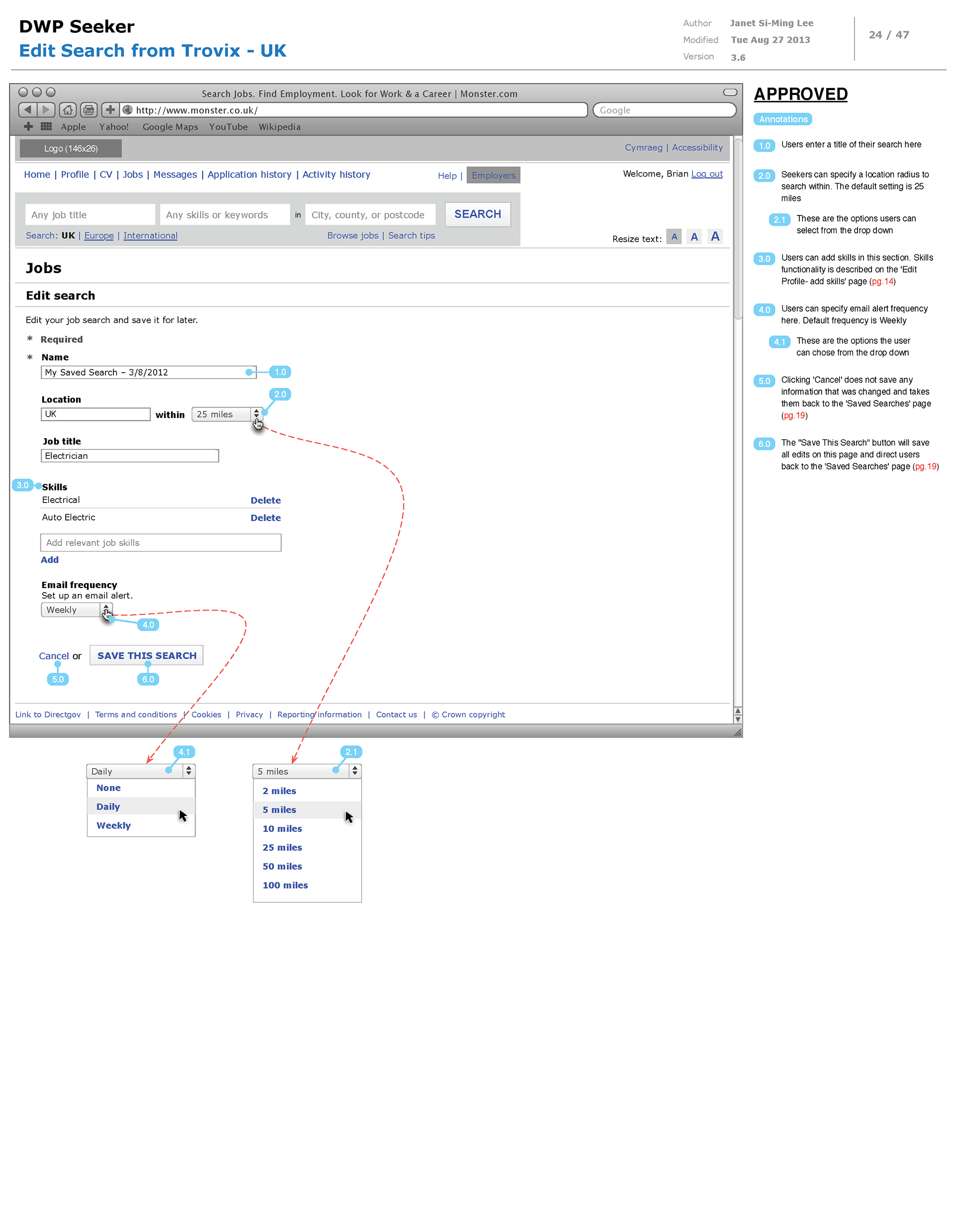 Criteria Setting for Job Searches