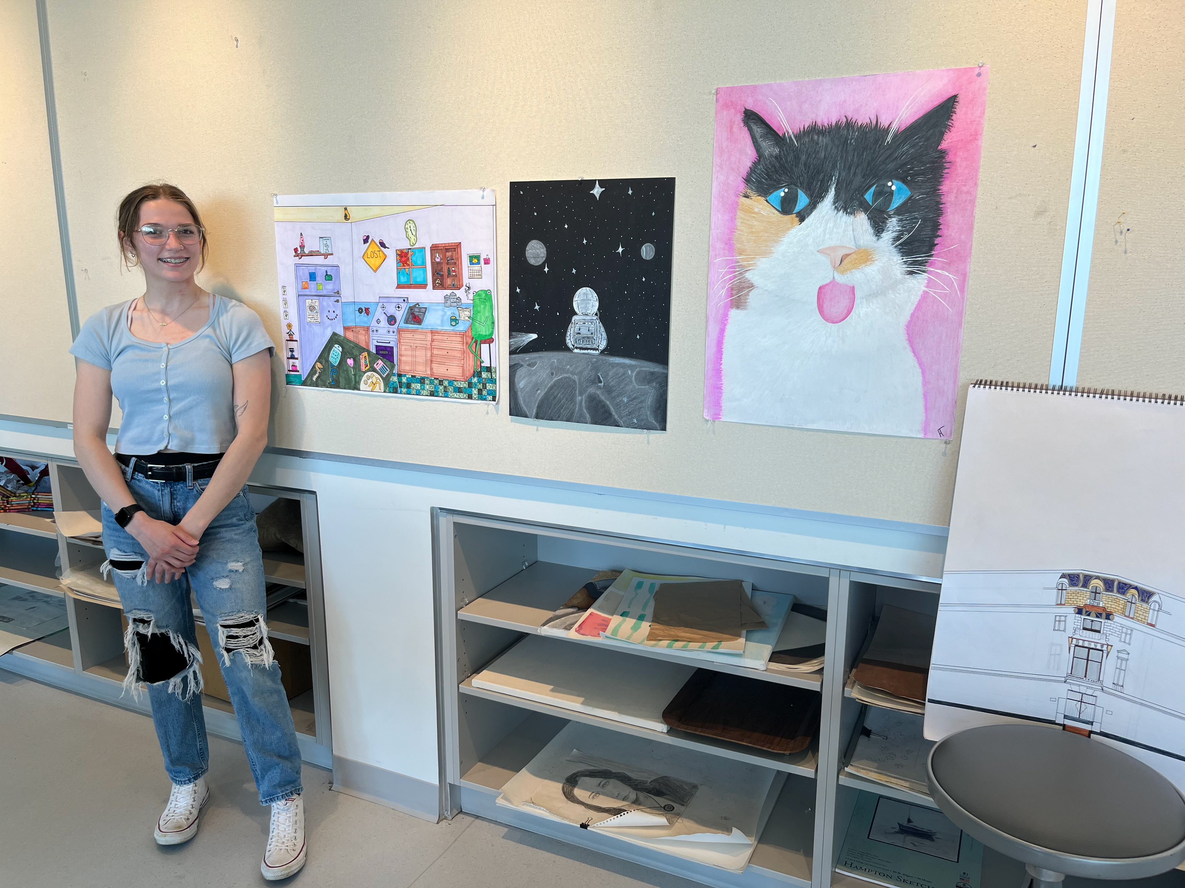 My final drawings for Drawing I at MMC 🎨