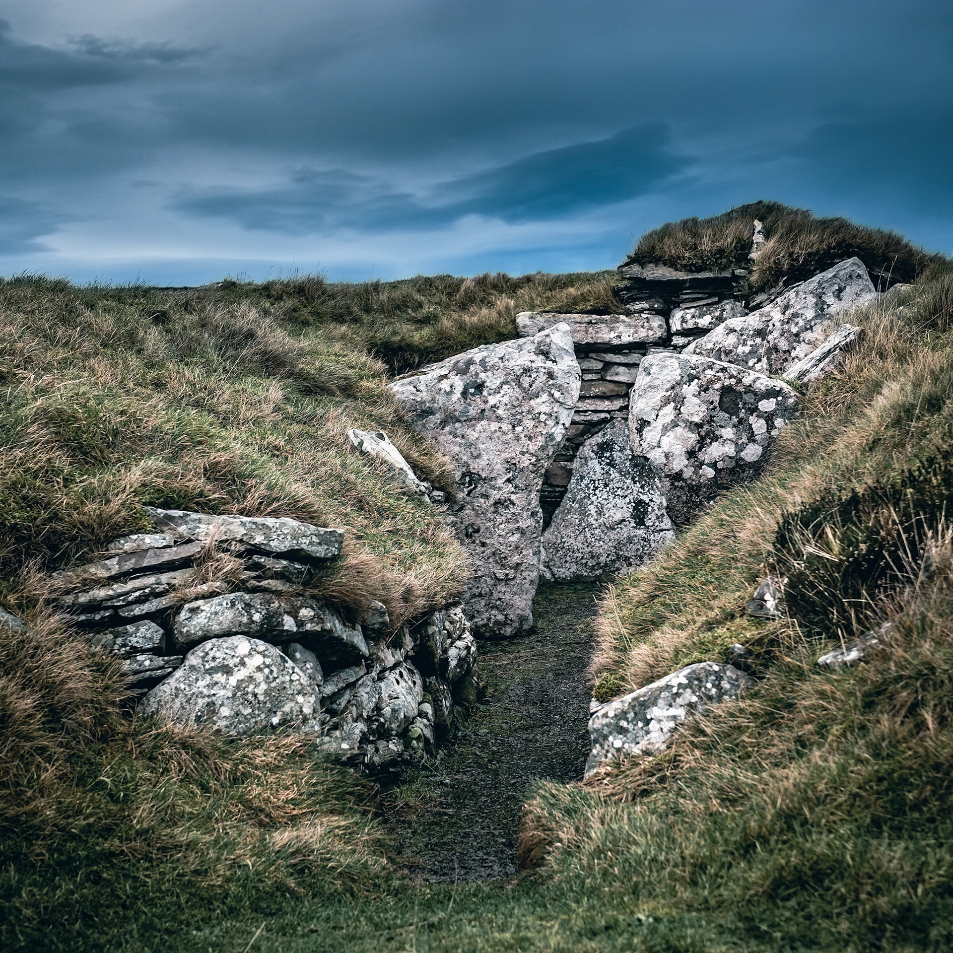 Cairn o'Get a chambered burial cairn in Caithness