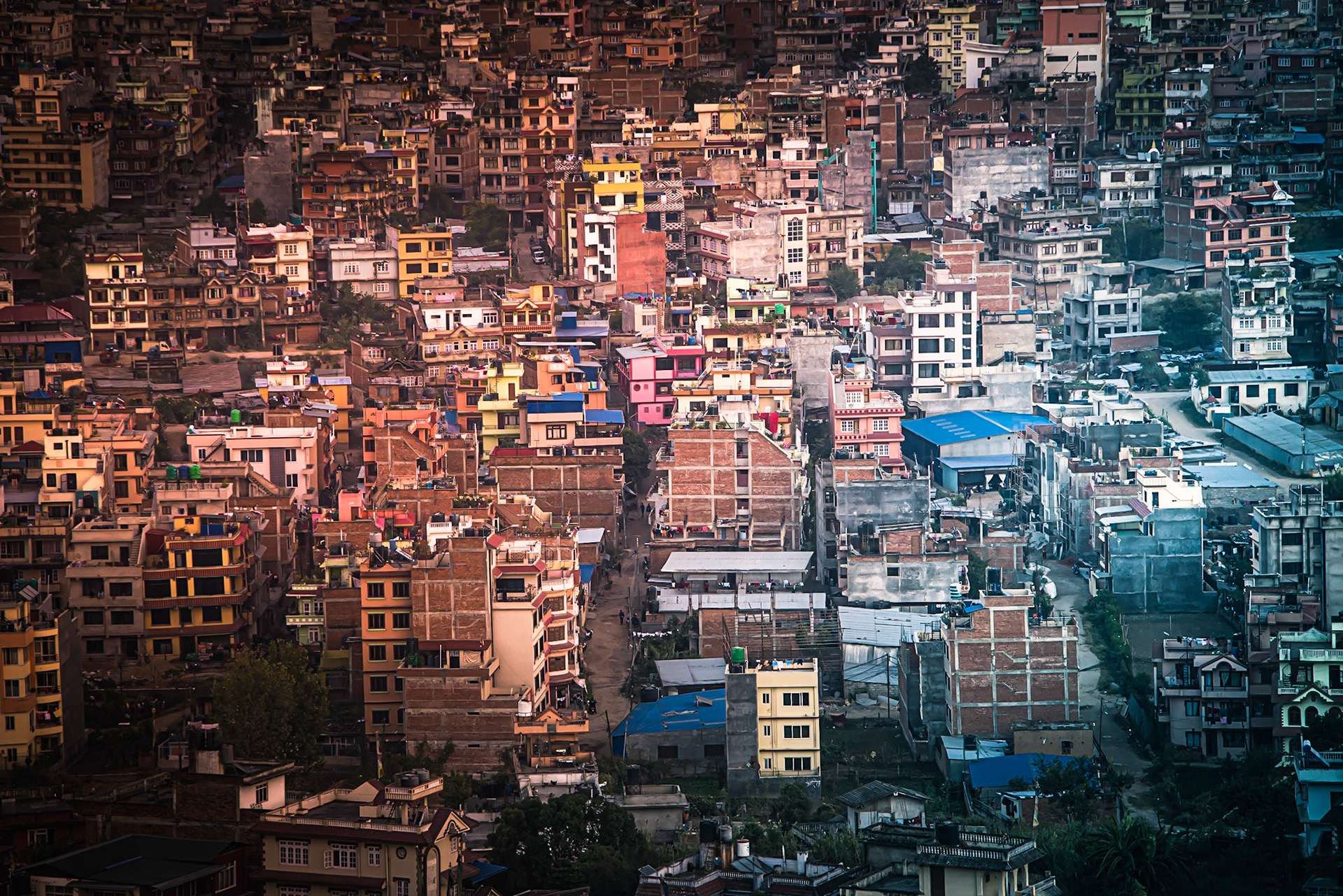 Kathmandu from the air