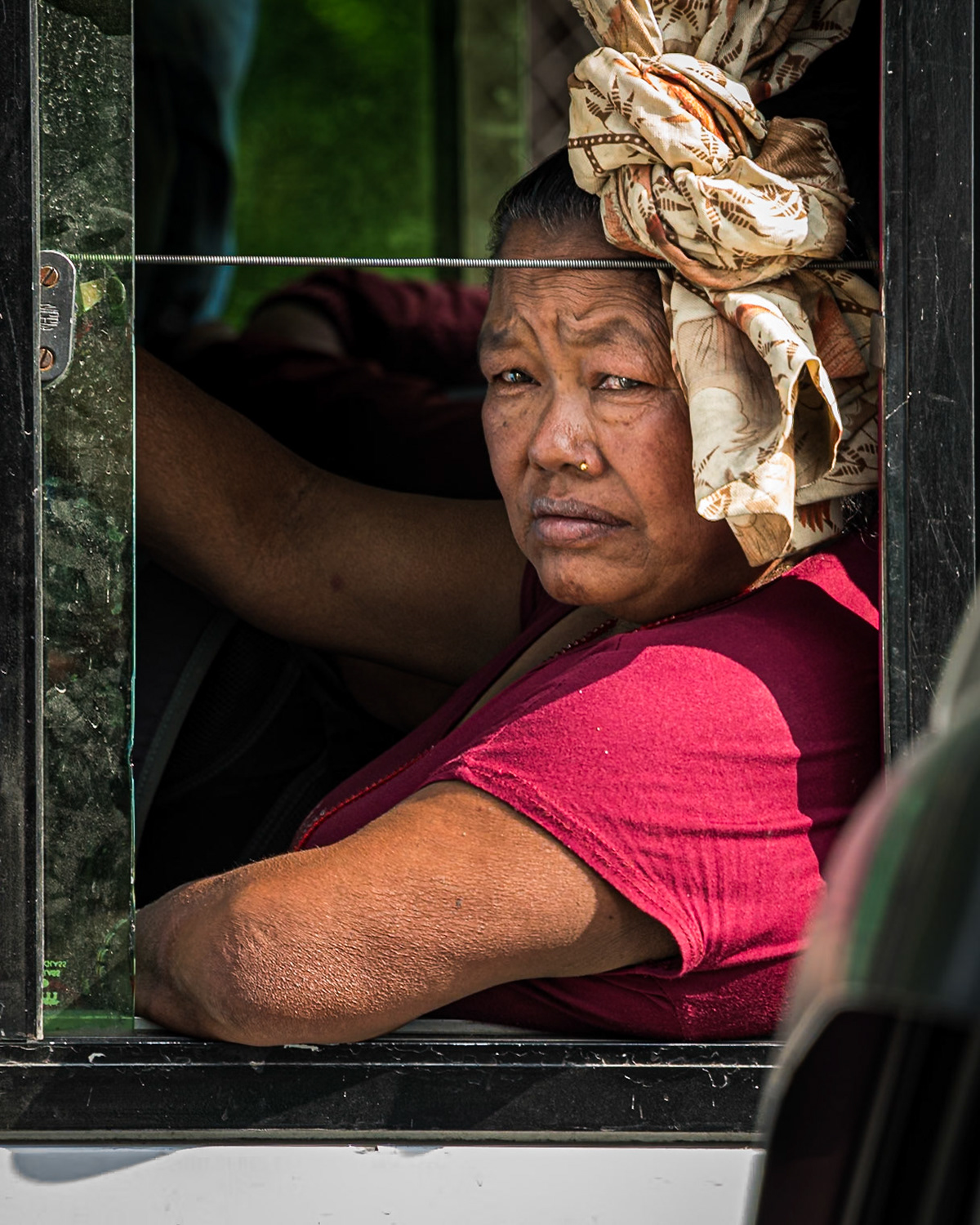 On the buses, Nepal