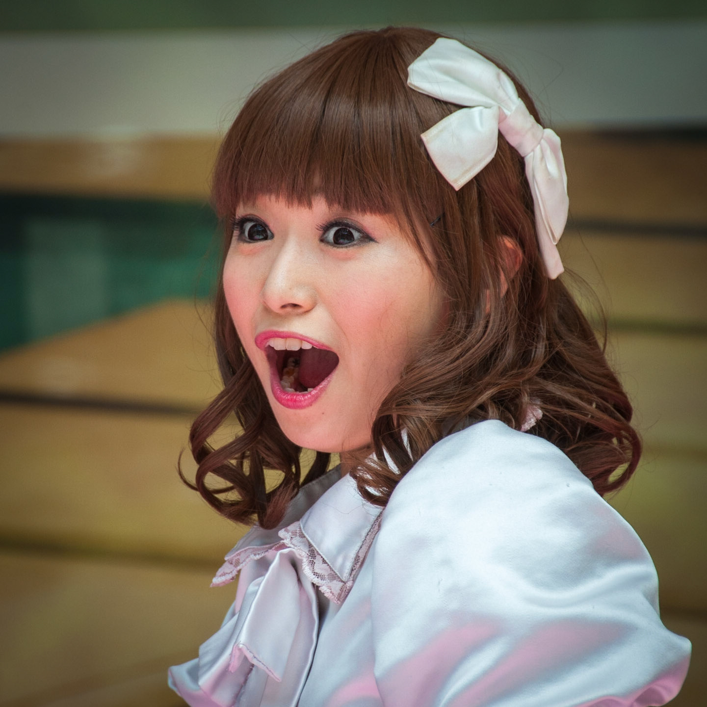 Street artist in Singapore