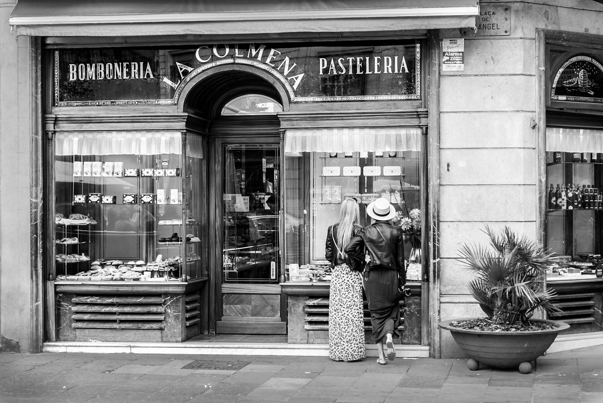 The streets of Barcelona