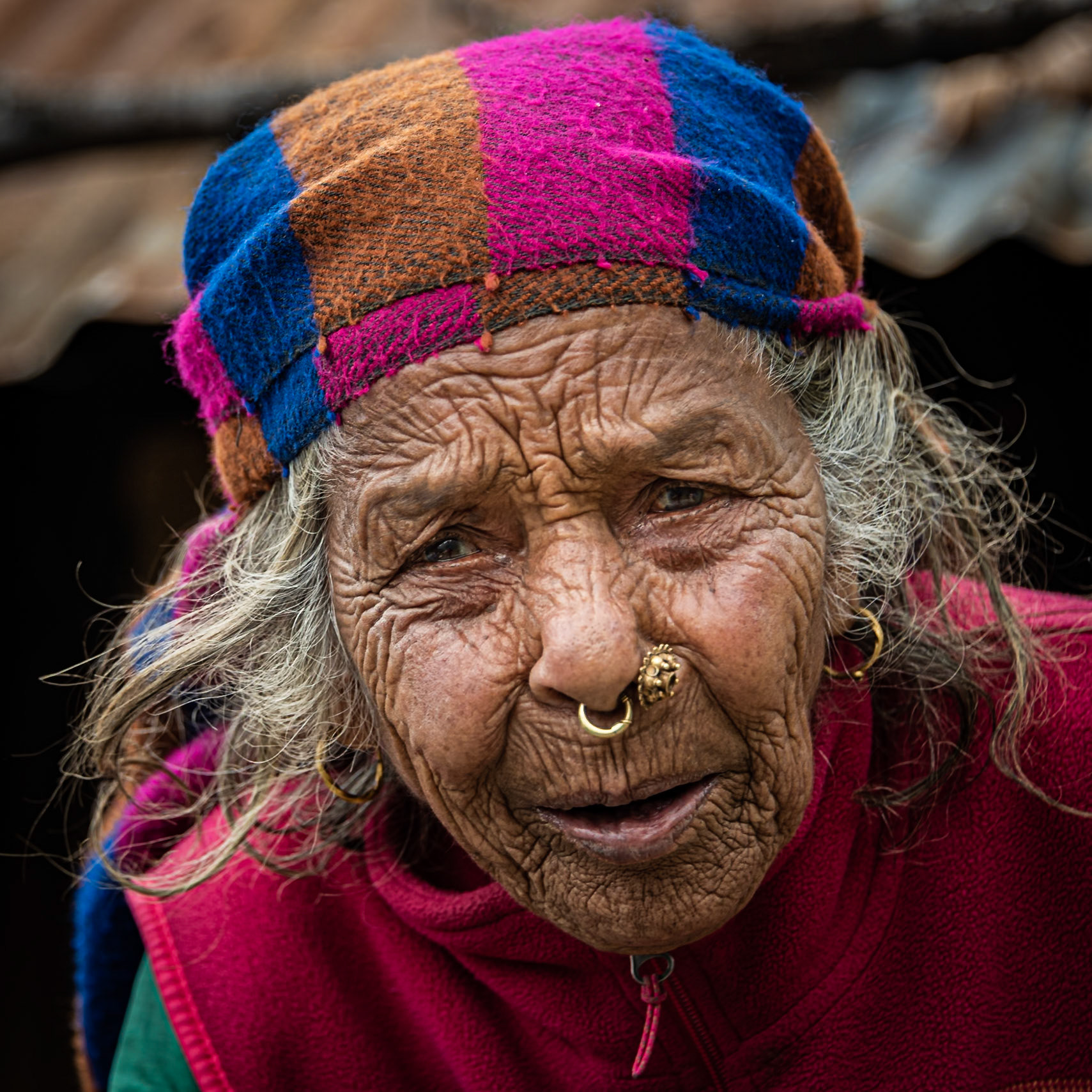 Stall owner in Nepal