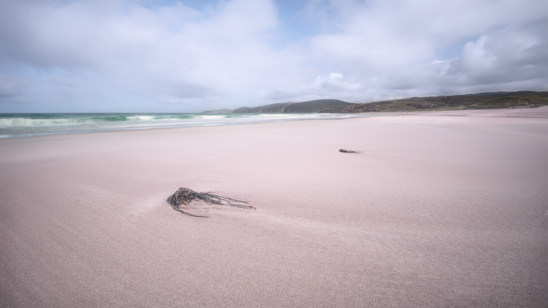 The beach at Sandwood Bay