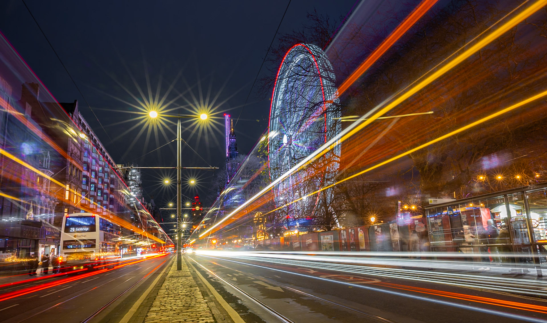 Edinburgh Light Trails