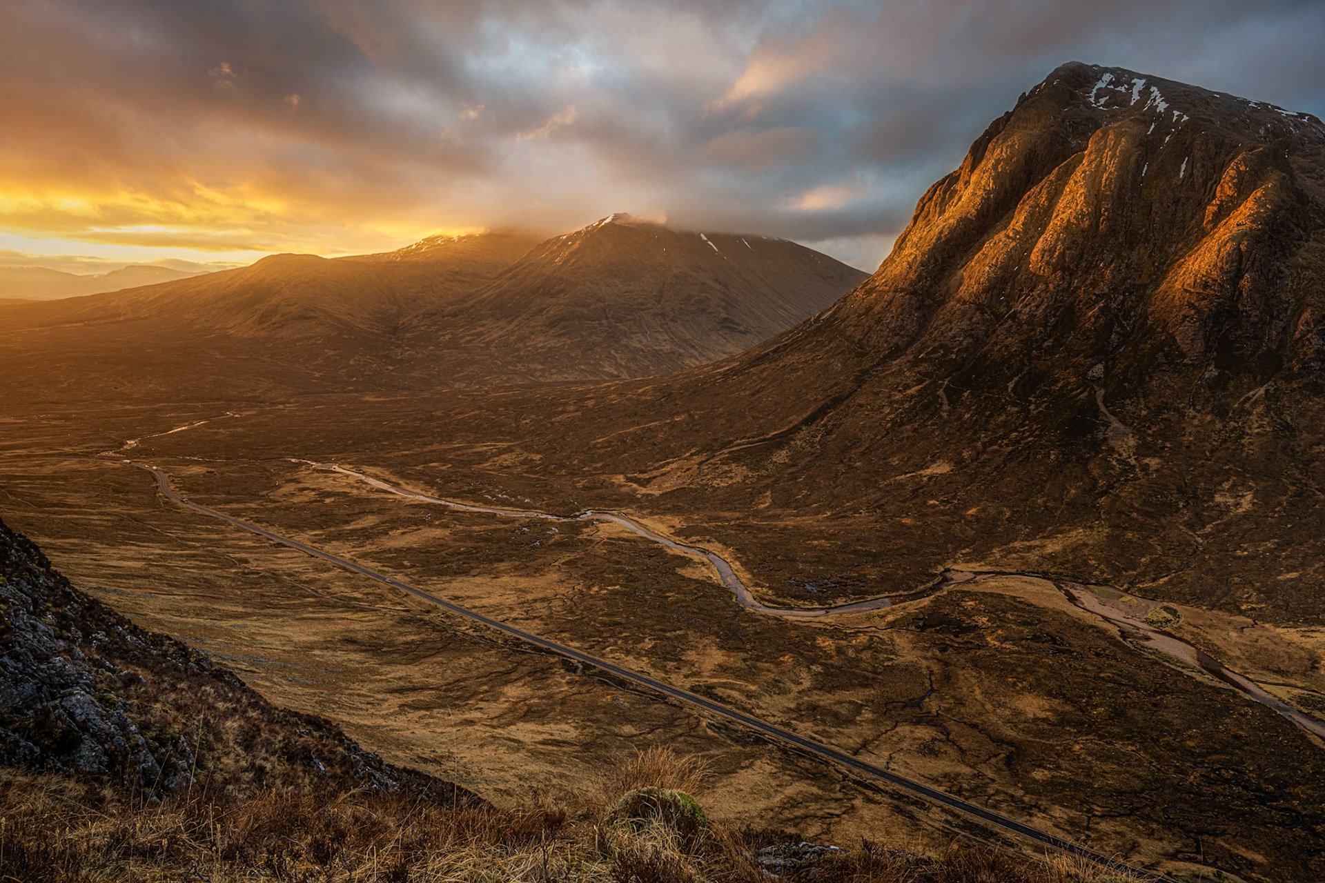 Sunrise in Glen Coe