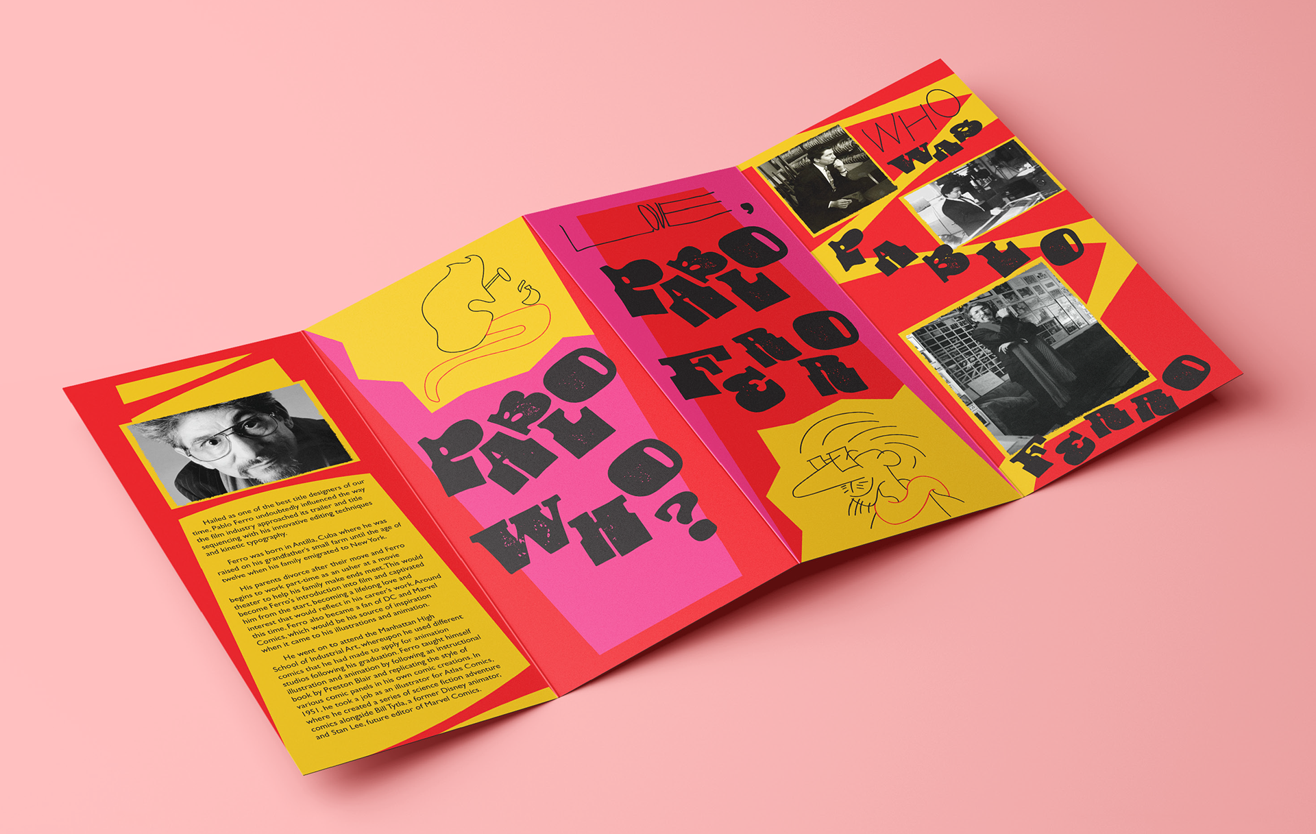 Front, Back, and Inside flap designs 