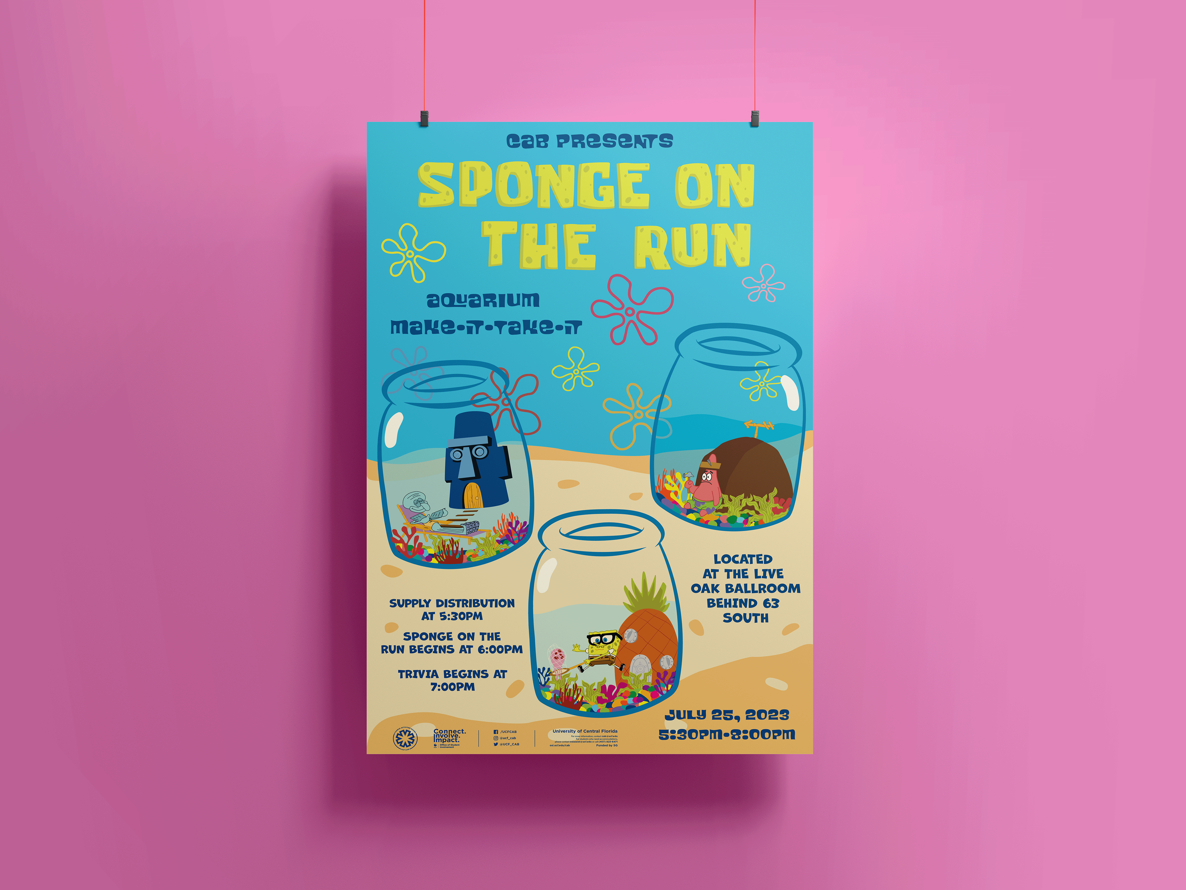 Sponge on the Run Event Poster