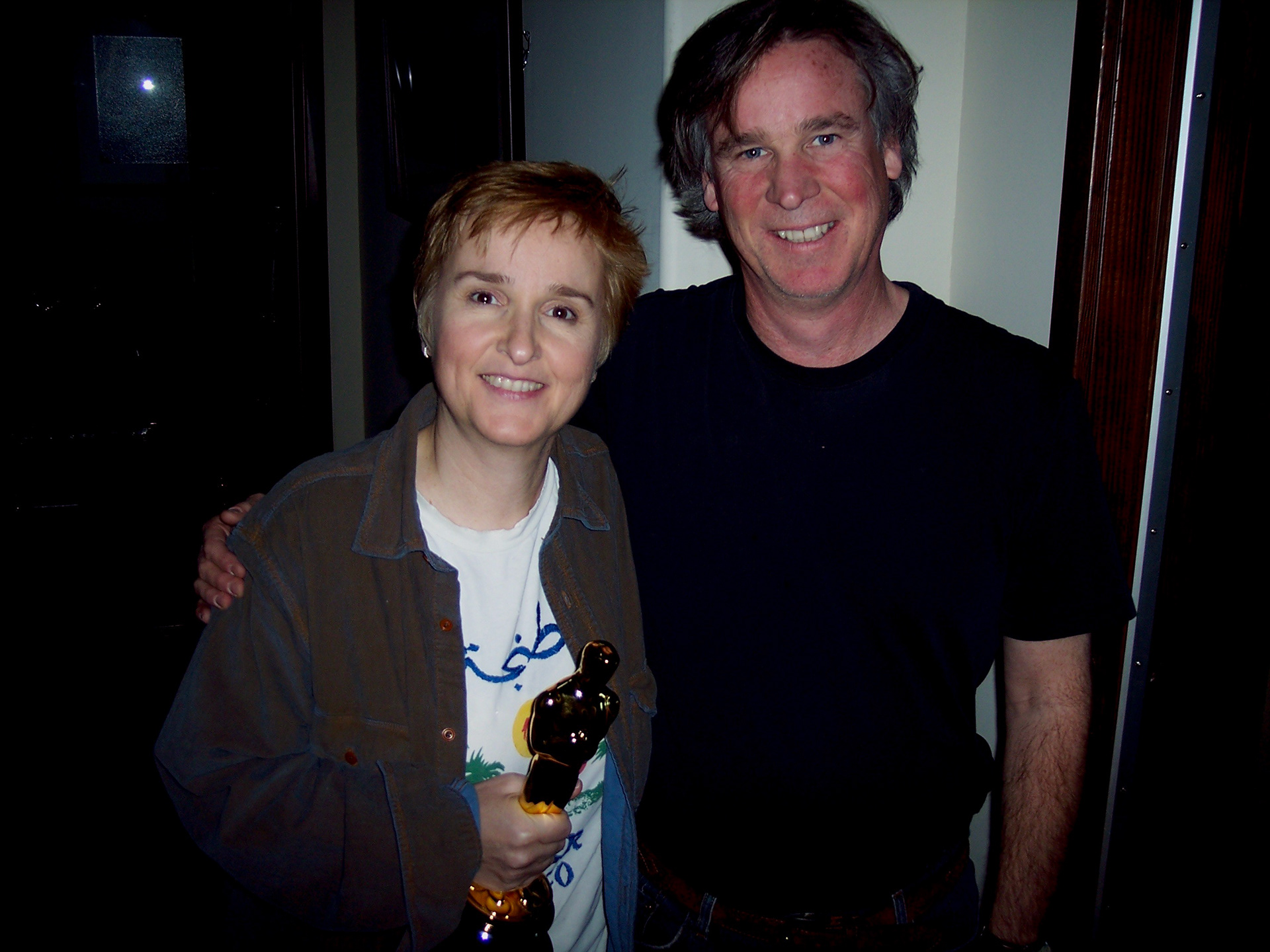 Oscar win in the studio with Melissa Etheridge