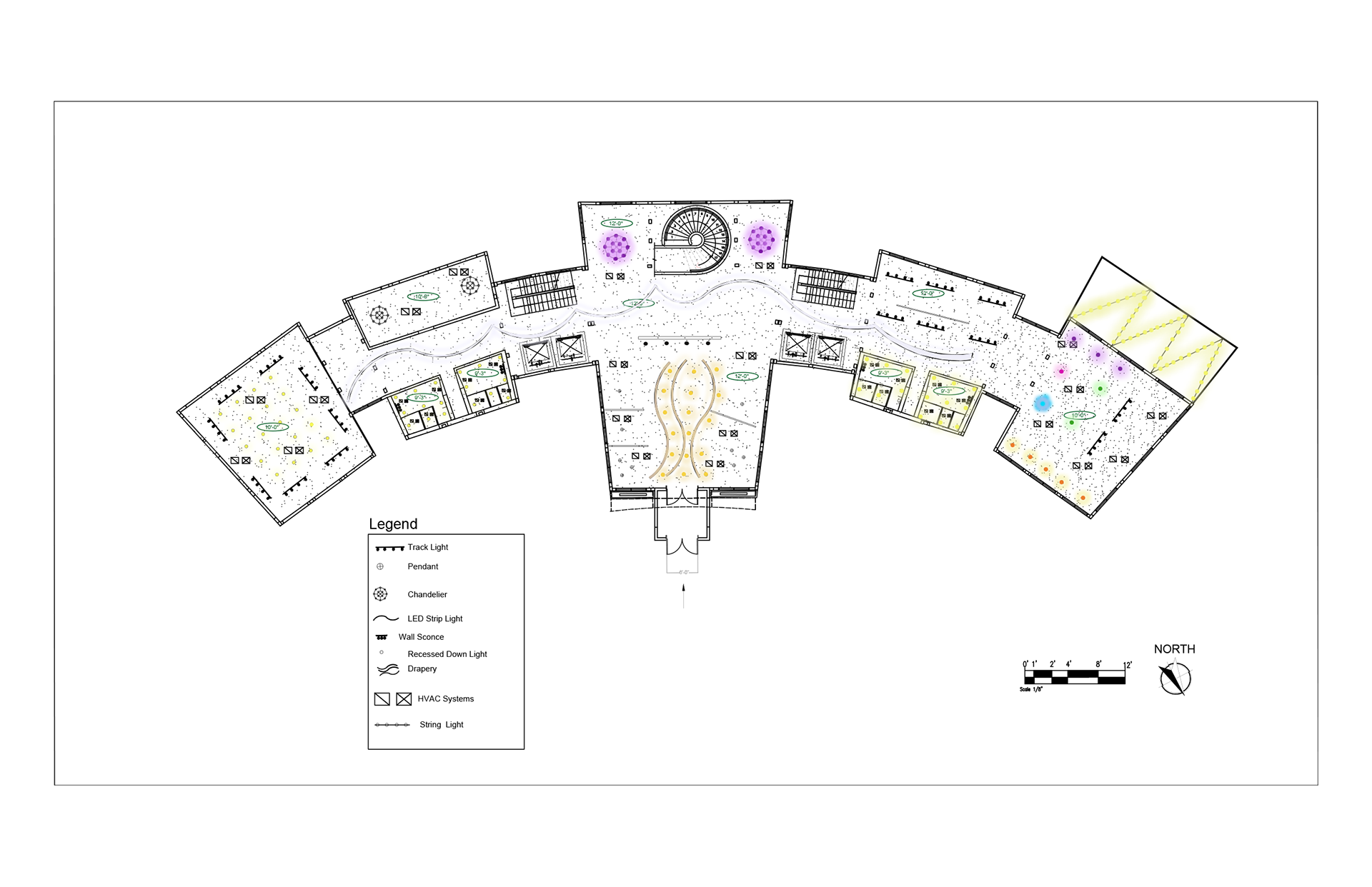 GROUND FLOOR REFLECTED CEILING PLAN (RCP)