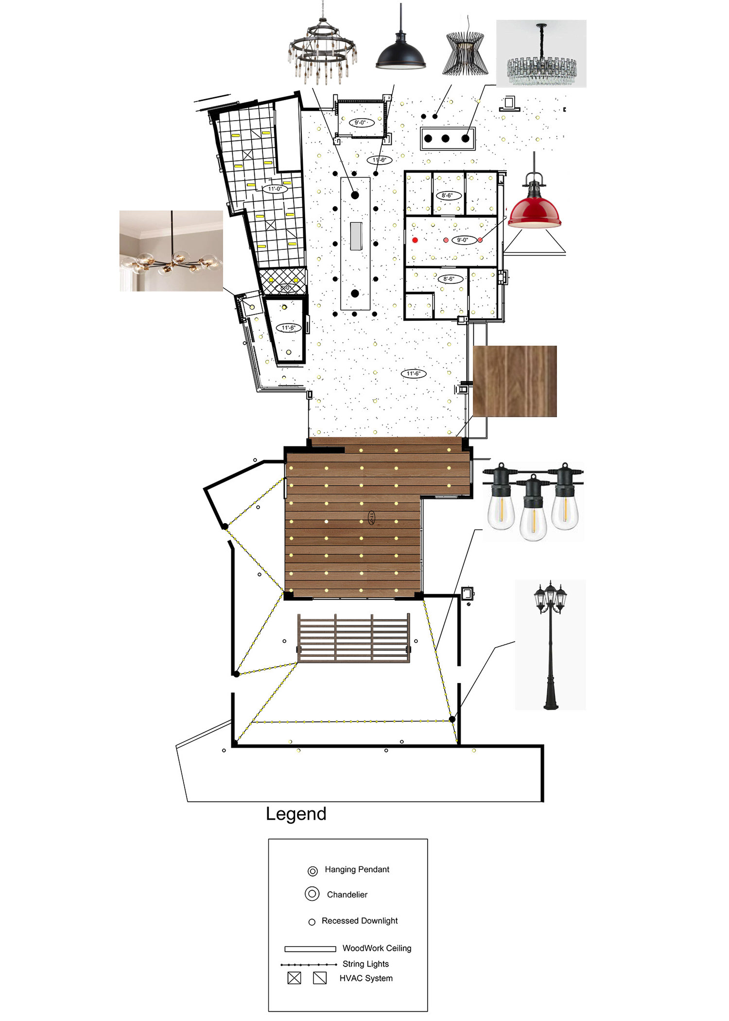 GROUND FLOOR REFLECTED CEILING PLAN (RCP)