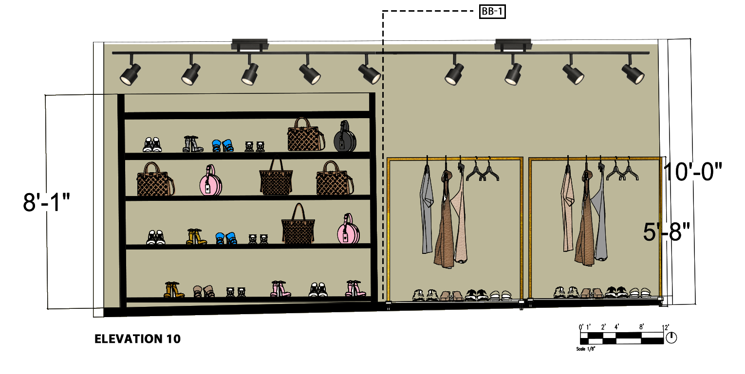 MODEL ROOM ELEVATION