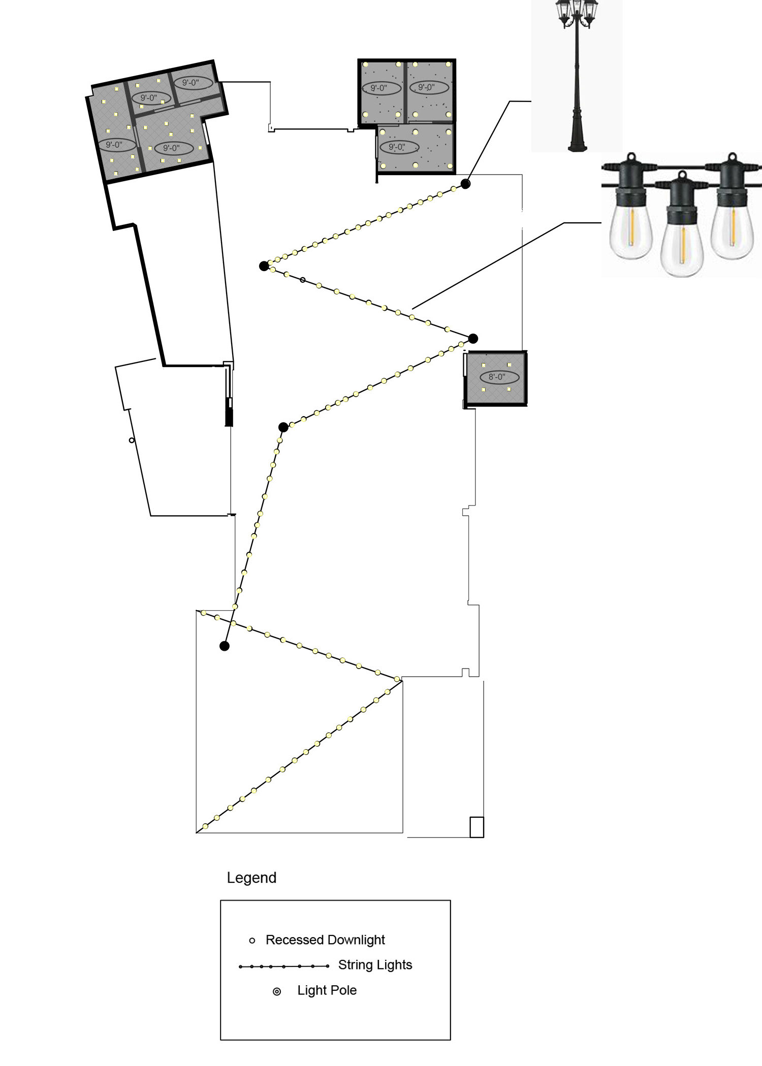 ROOF TOP REFLECTED CEILING PLAN (RCP)