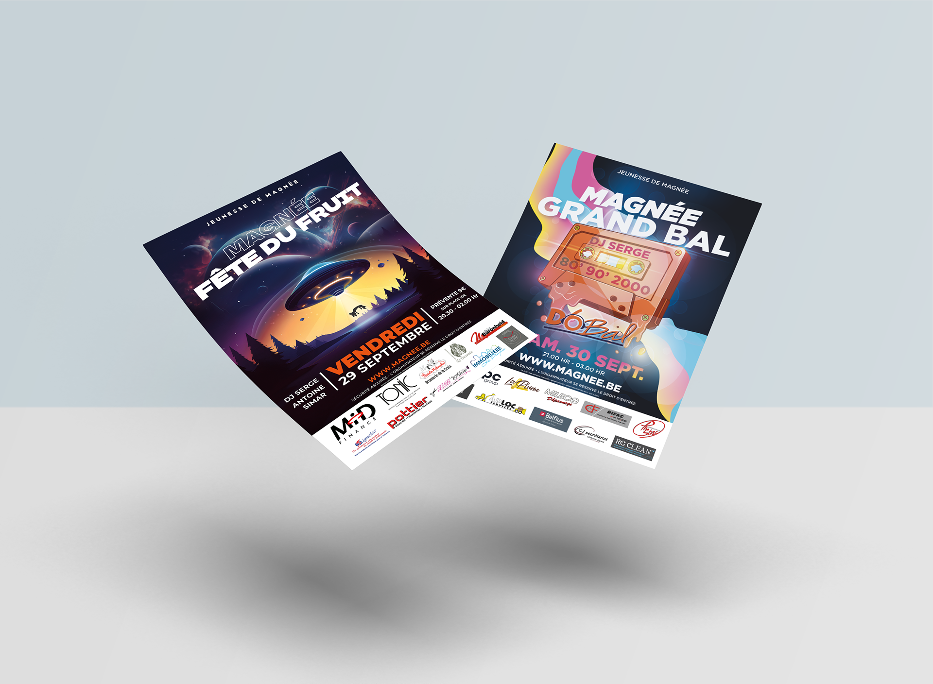 Flyers soirée vendredi et samedi