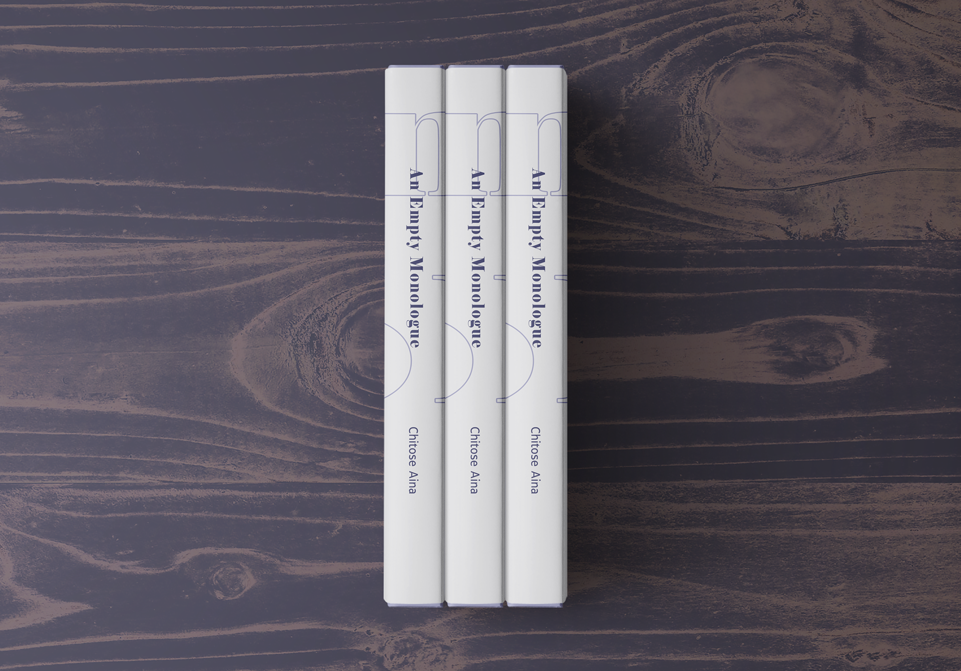 Book Cover Design: English ver. side view