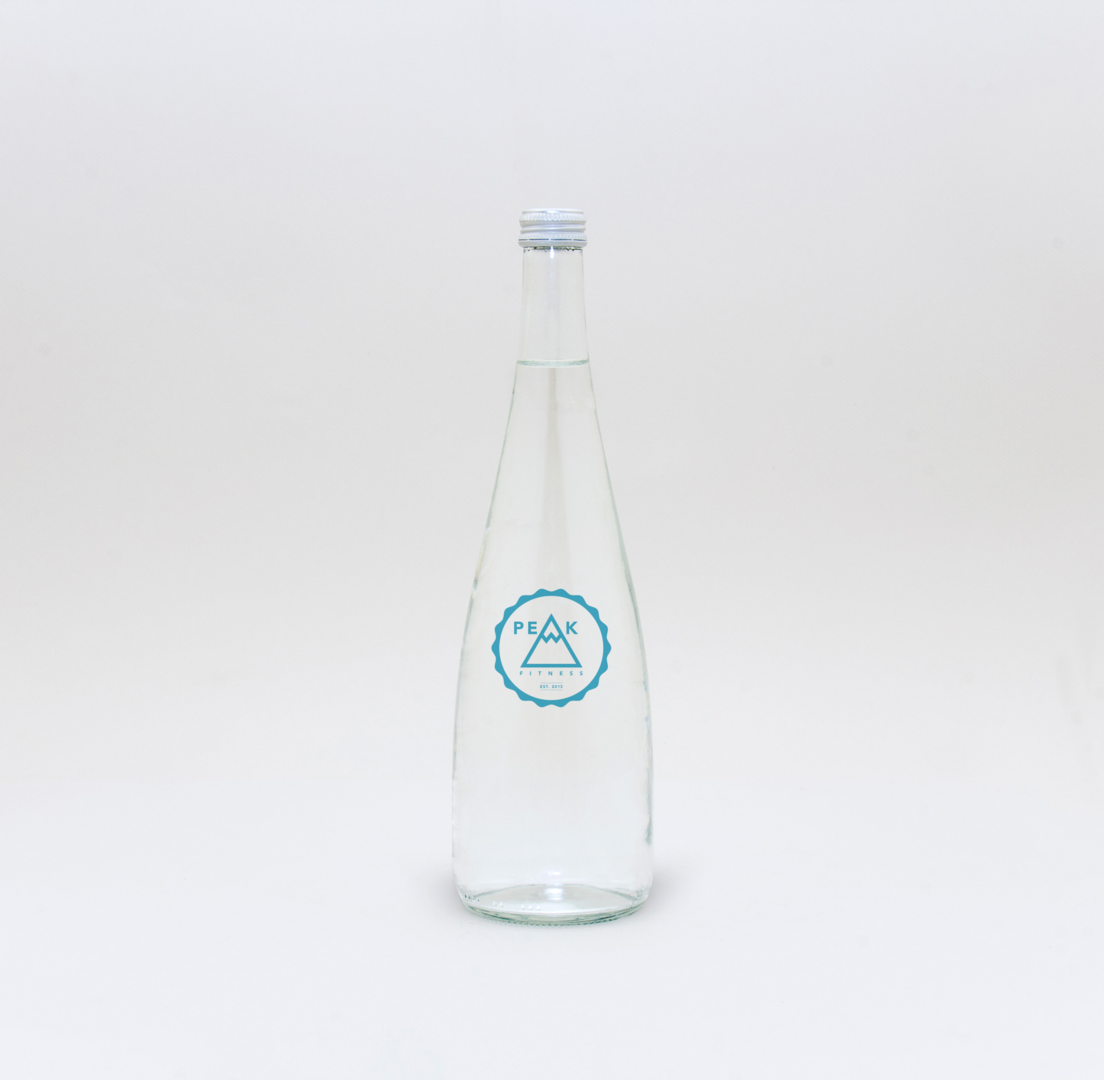 Peak fitness branded water bottle