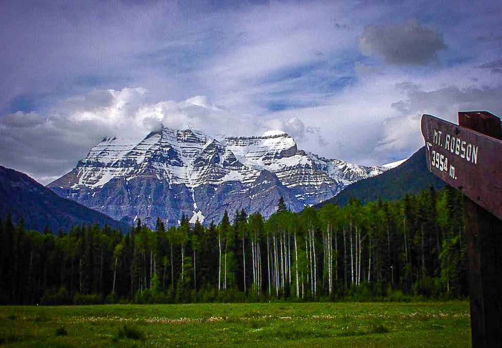 Mount Robson Visitor Centerから