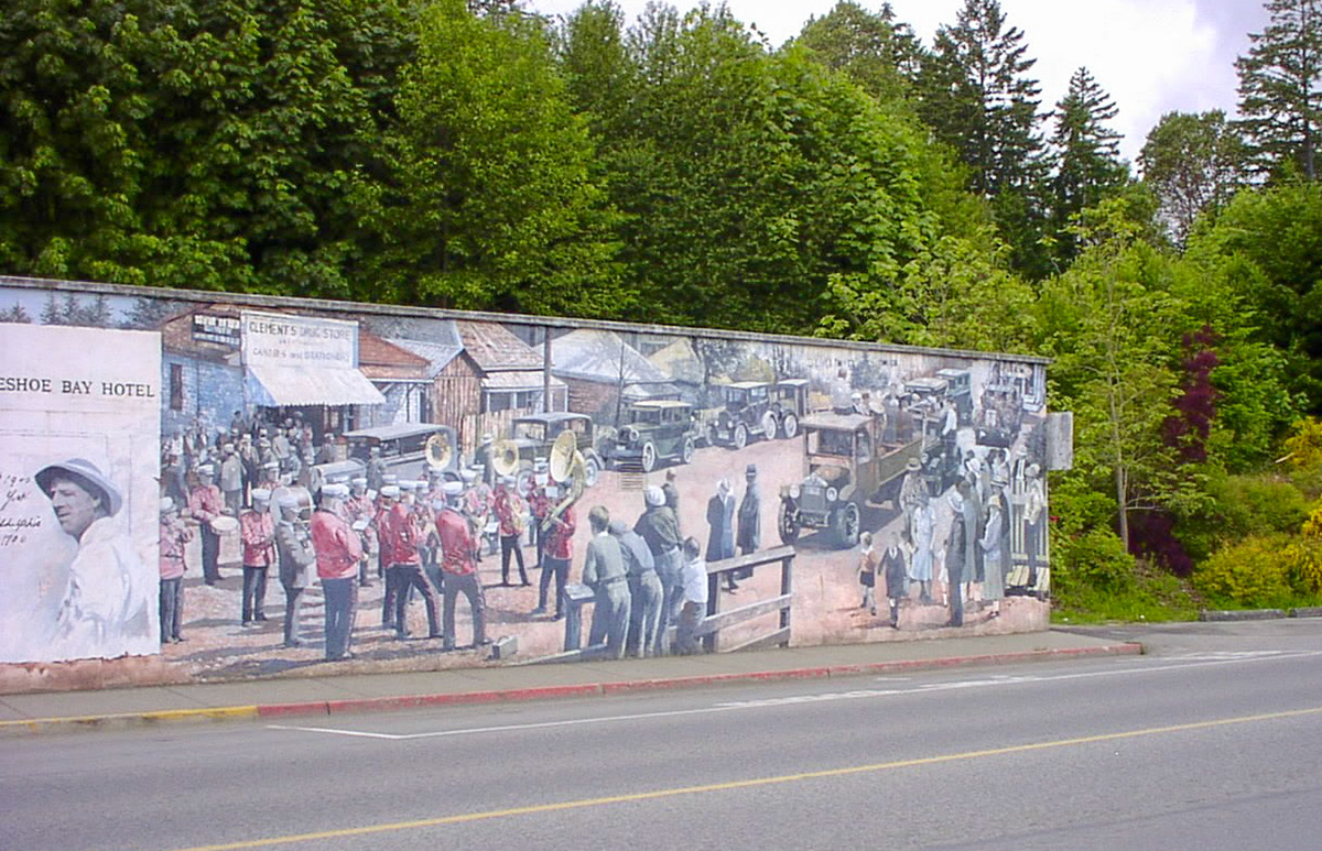 壁画で有名なシュメイナスの町中