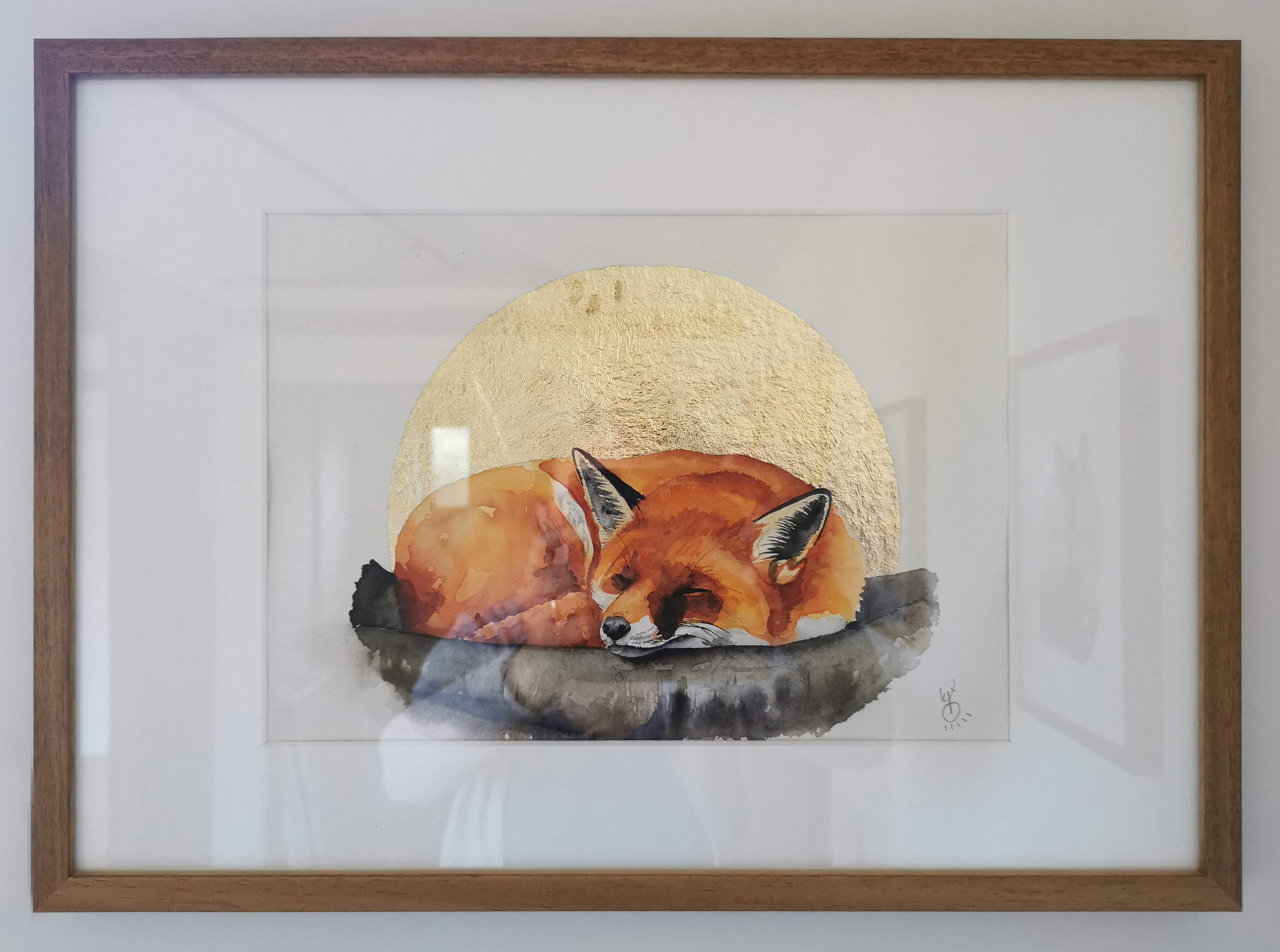 "Innocence", A3 frame, A4 painting, £195