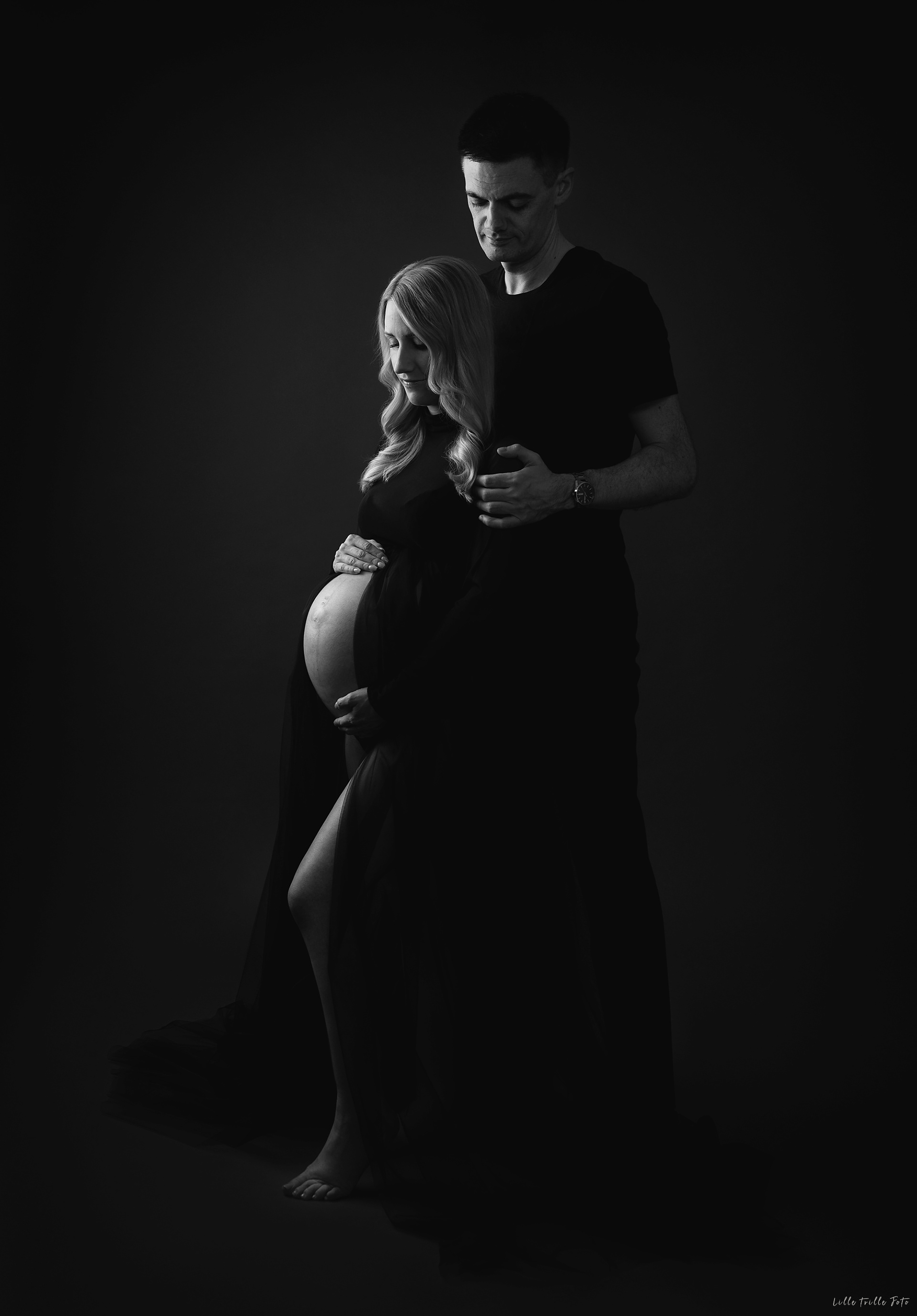 Gravidfotografering Tromsø med partner