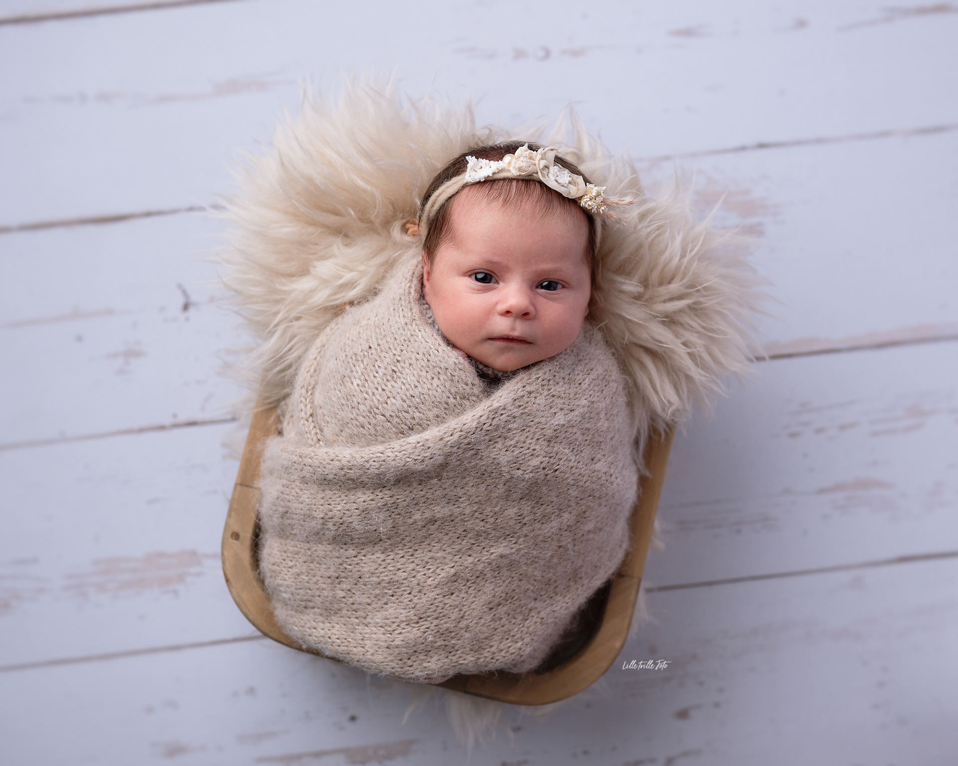 Nyfødtfotografering jente Tromsø