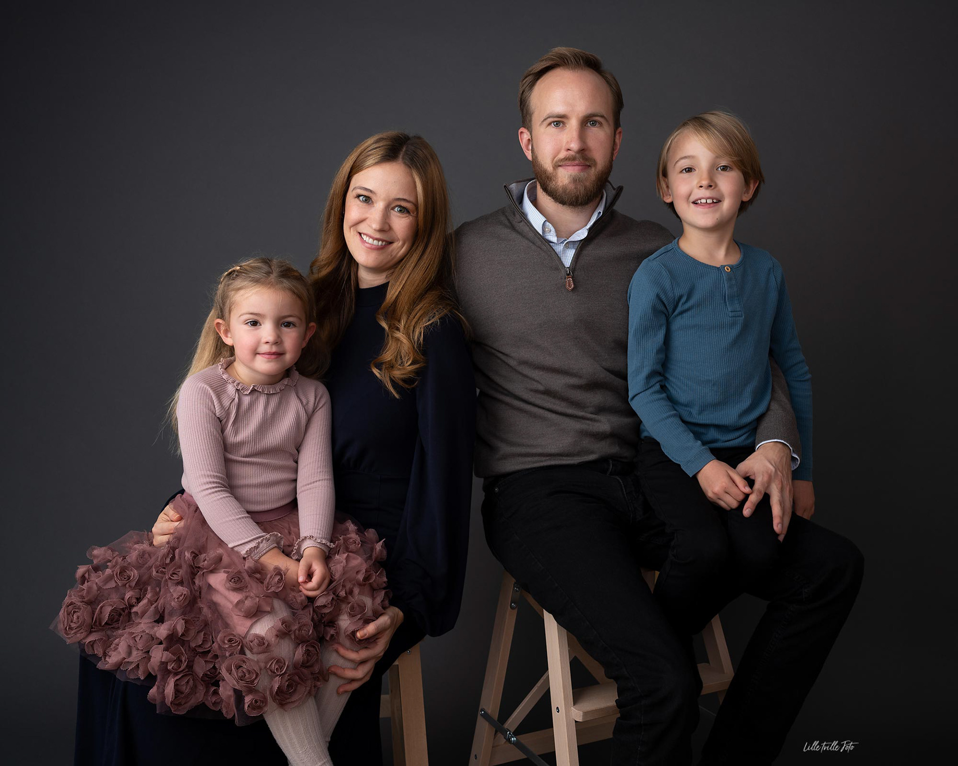 Familiefotografering Tromsø, fotostudio ved Vervet