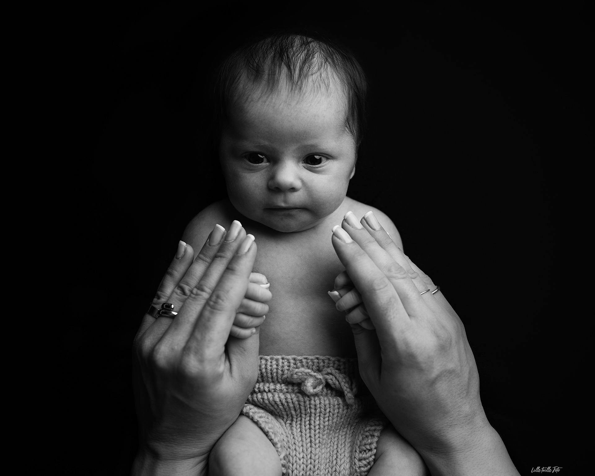 Nyfødt i mammas hender, Tromsø