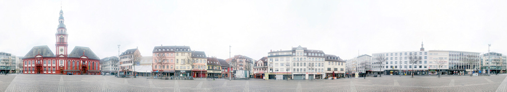Panorama Marktplatz Mannheim
