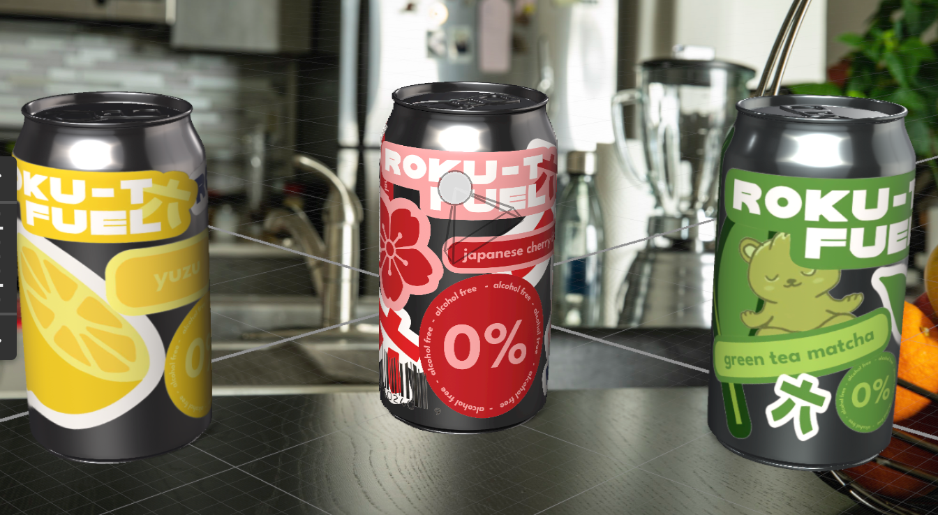 Dimension Design for new energy drink