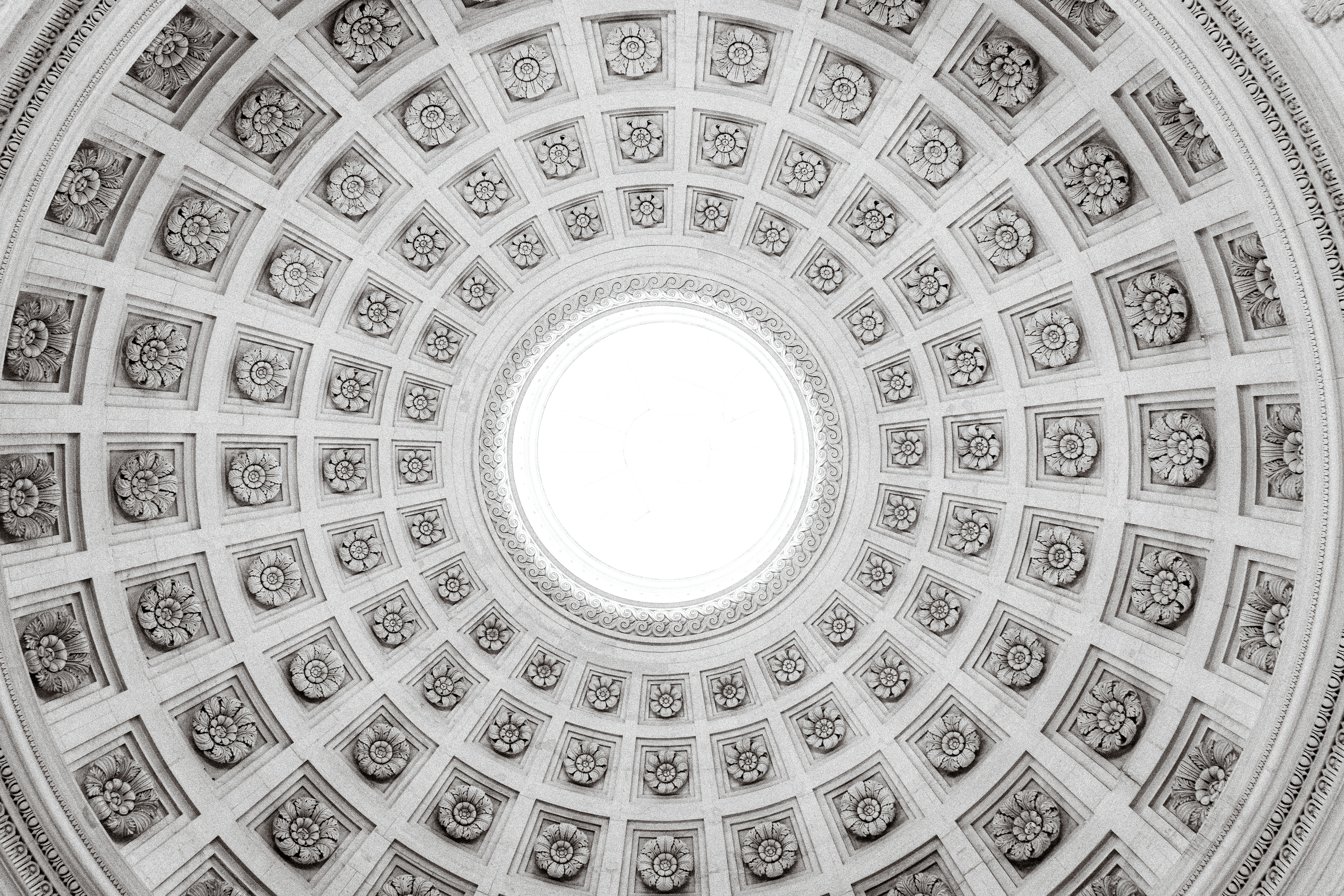 Ceiling in Paris, France, 2023. 