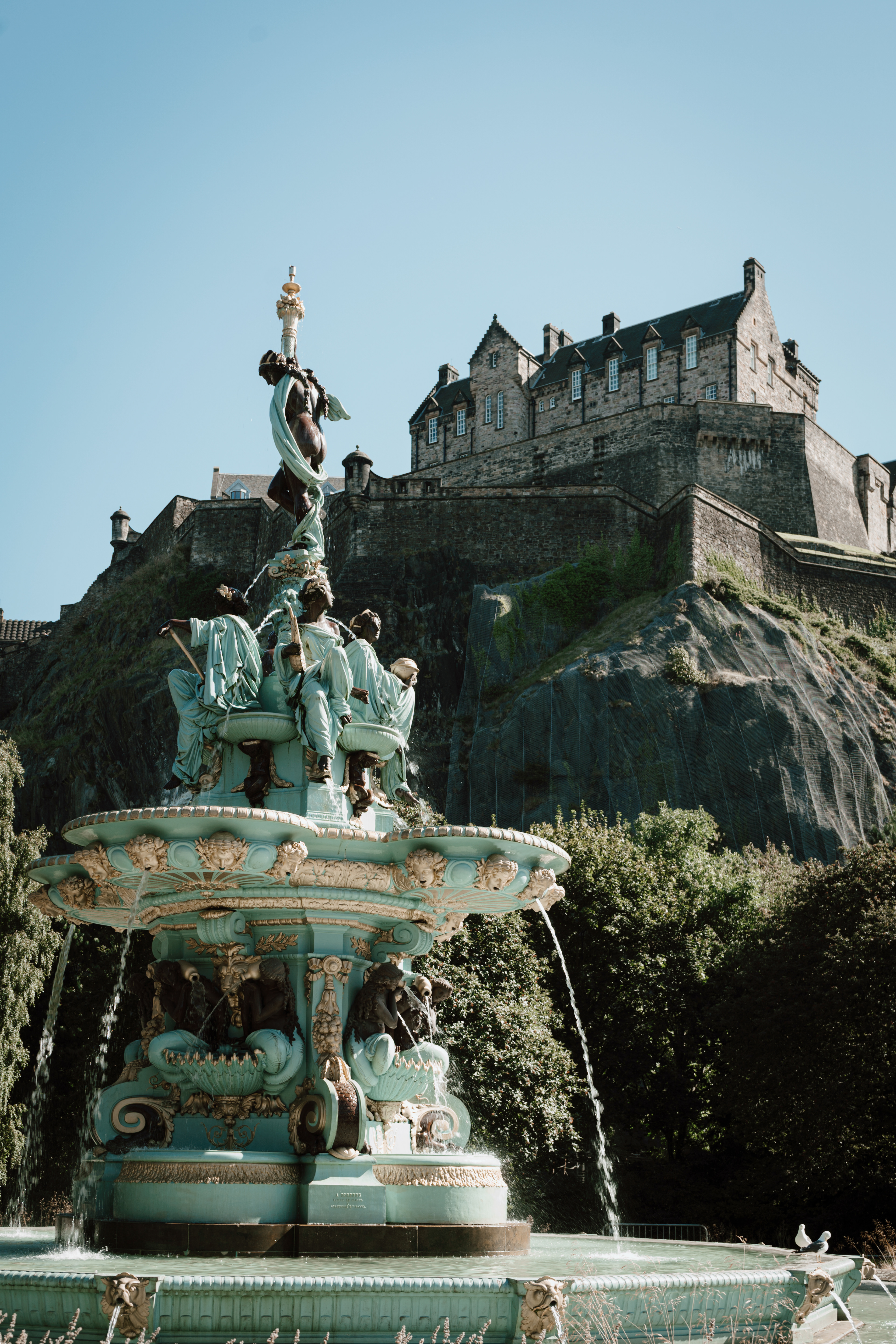 Ross Fountain, Edinburgh, Scotland, 2023.
