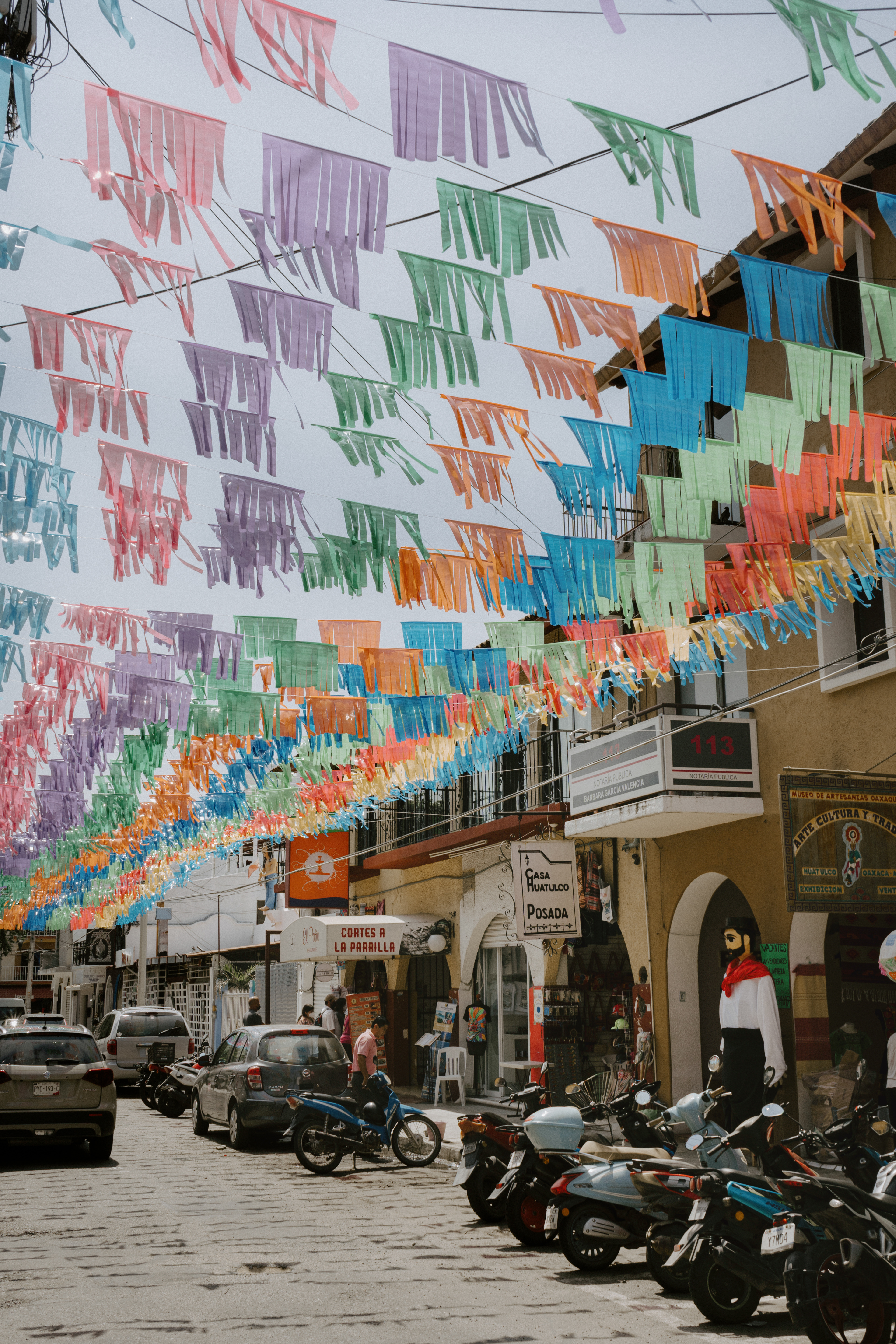 Downtown Huatulco, Mexico, 2022.