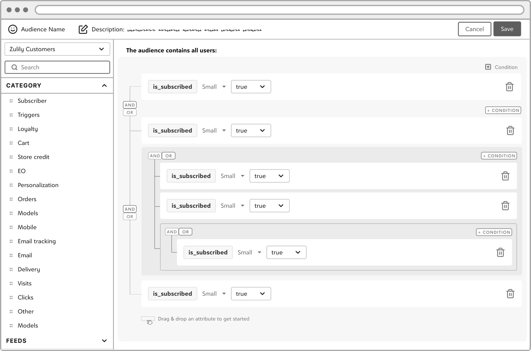 Query Builder Concept