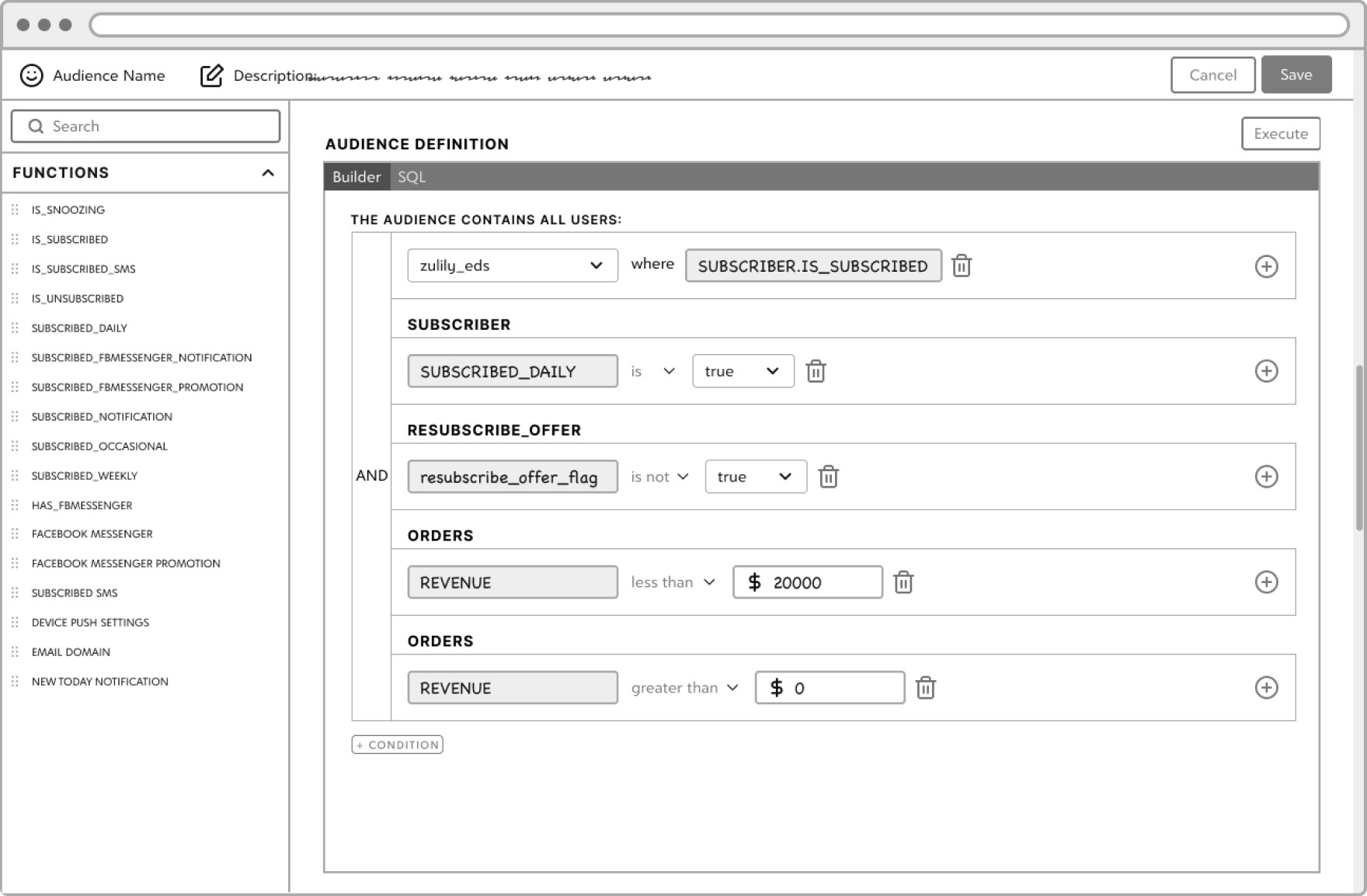 Query Builder Concept