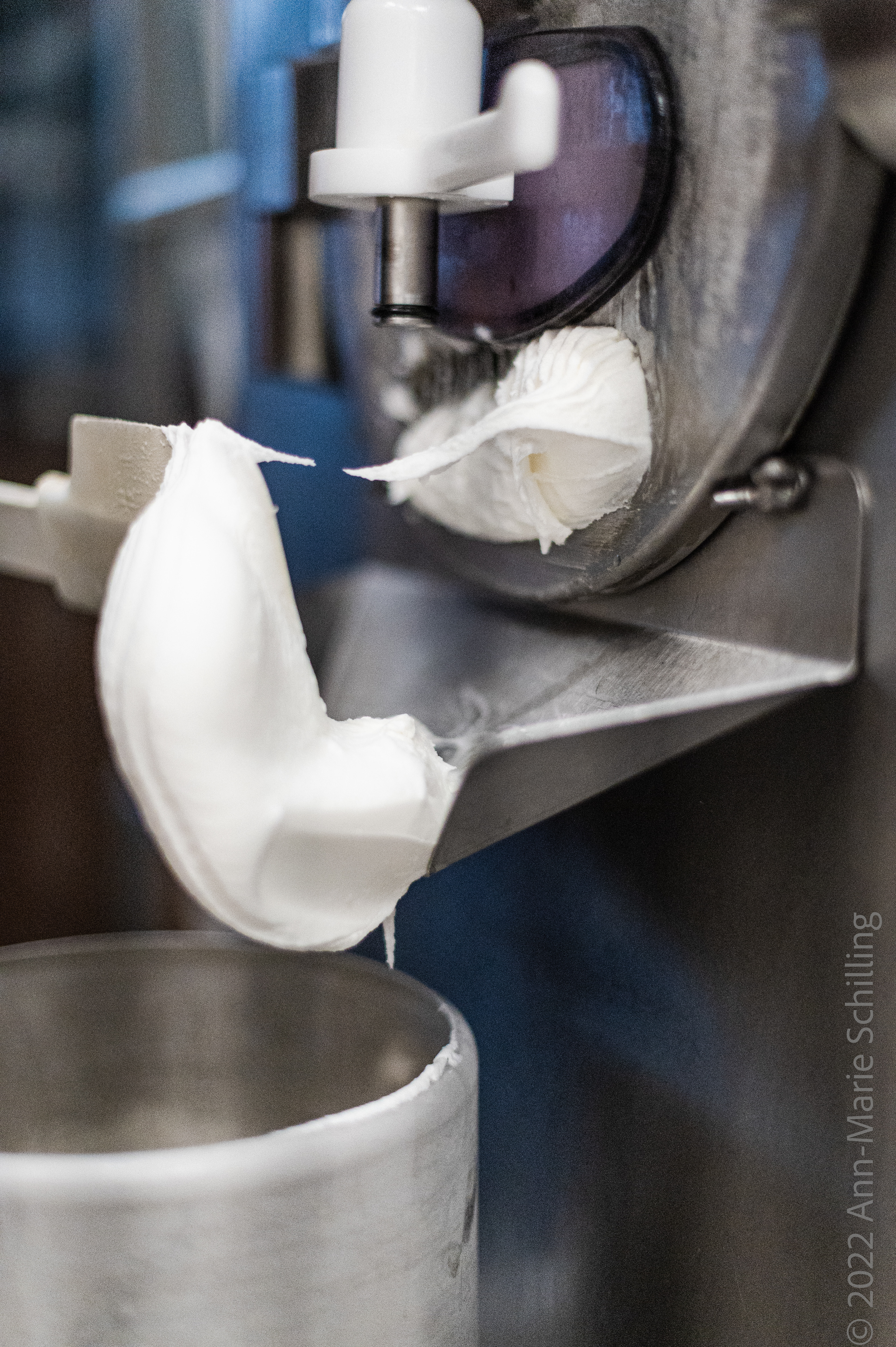 Eis aus der Eismaschine