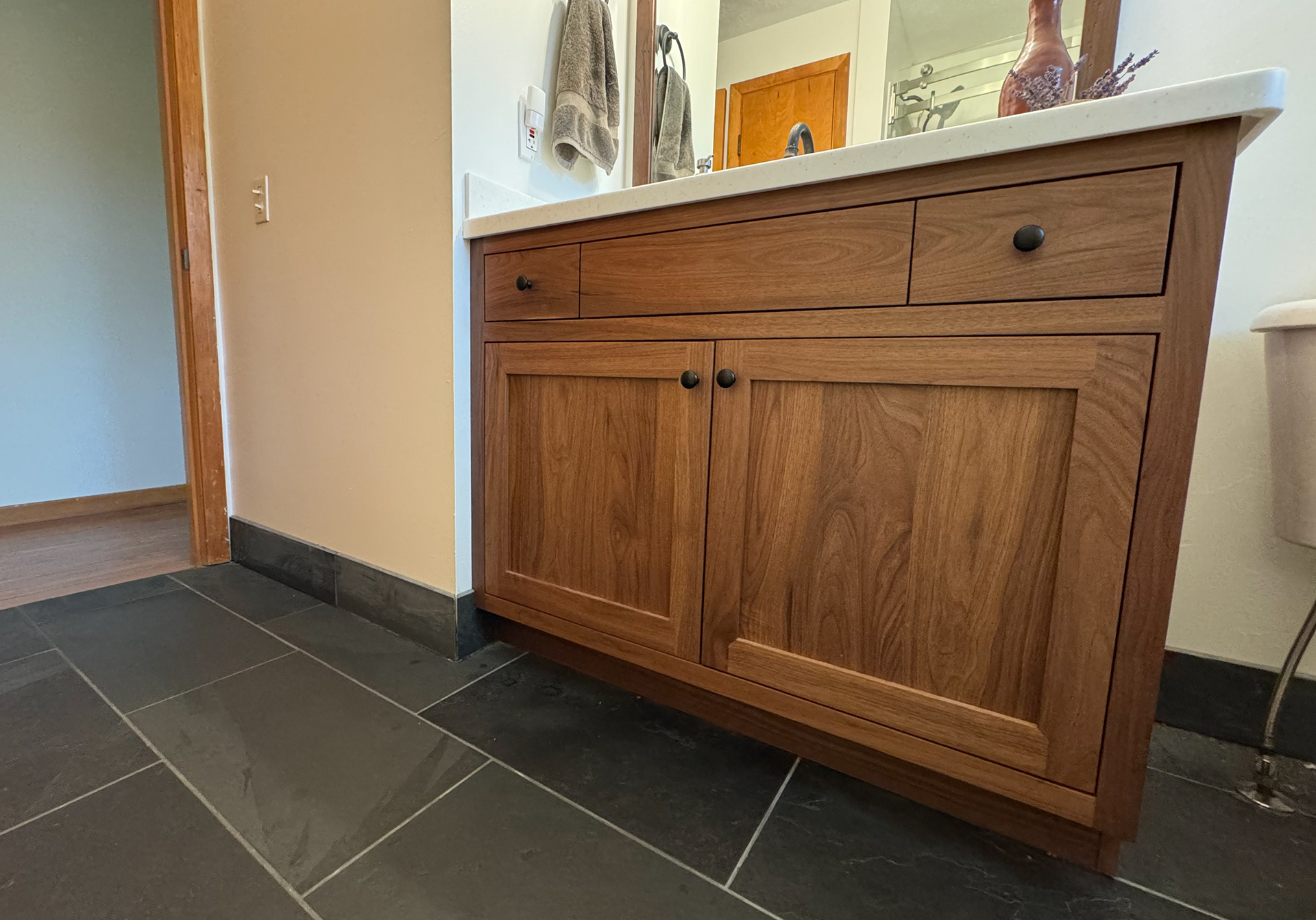 Walnut Bathroom Vanity
