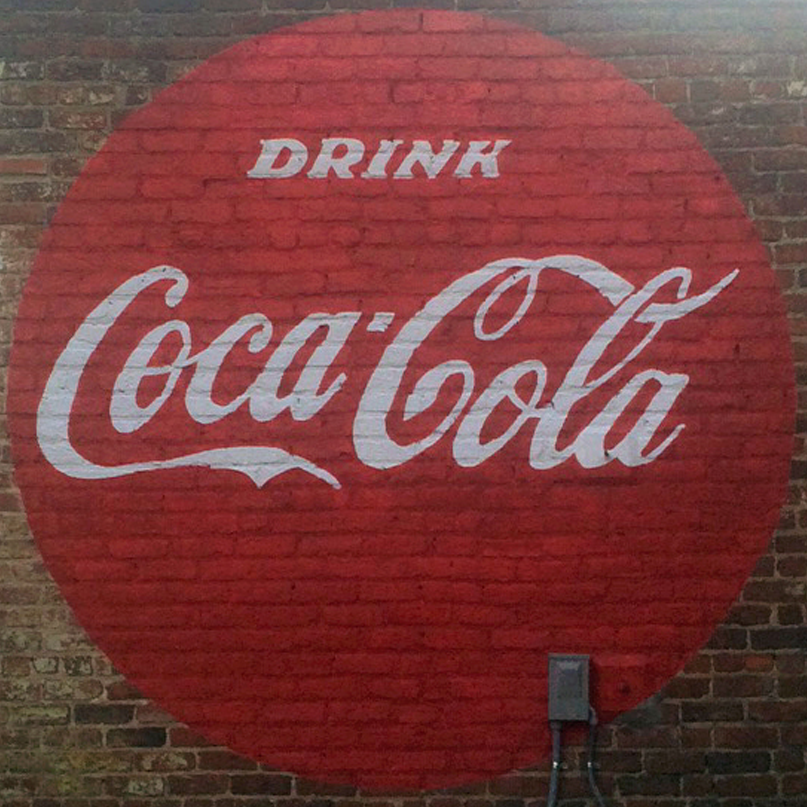 Historic Coca-Cola signage