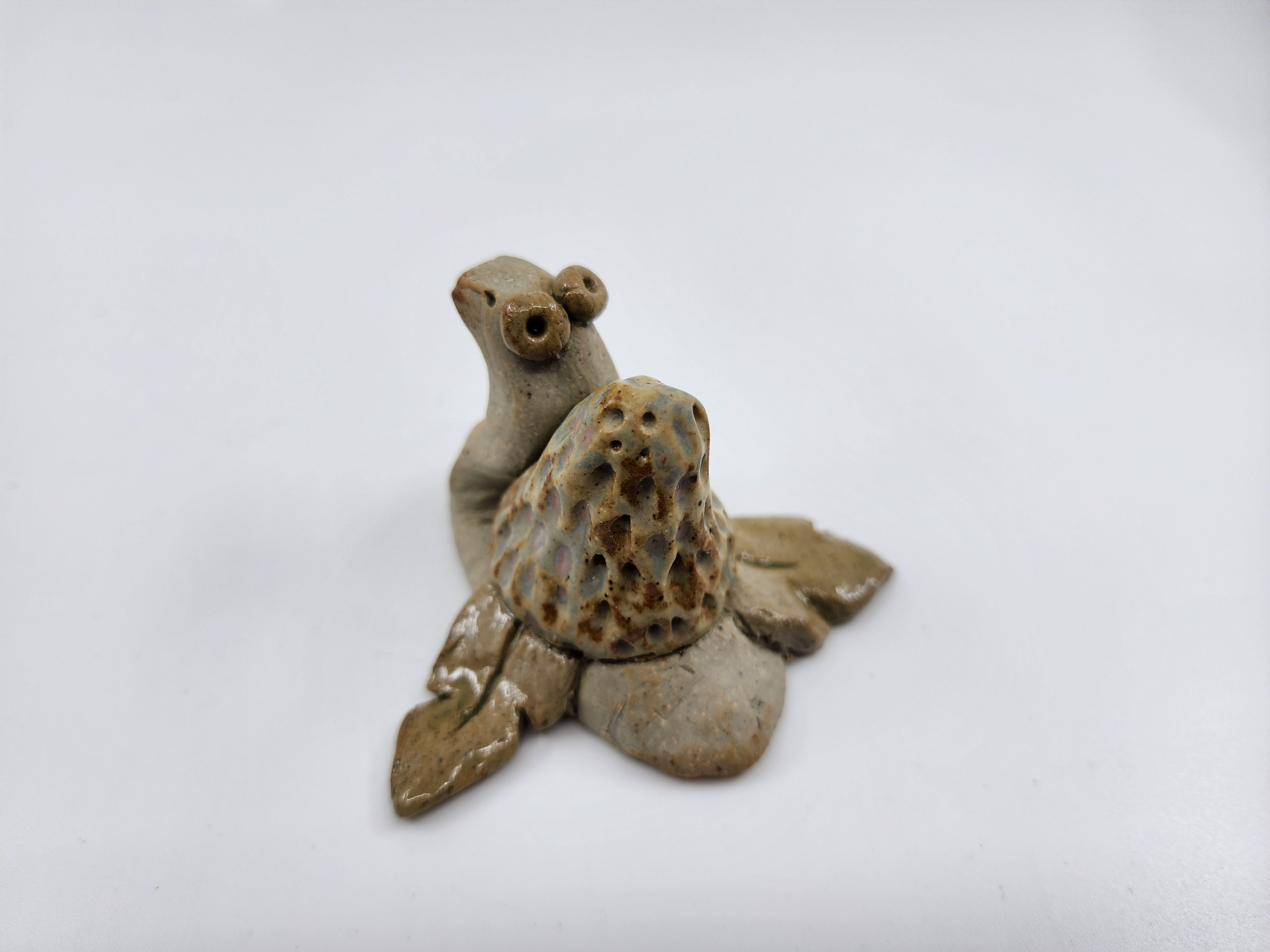 Strawberry Snail-Stoneware to Cone 10