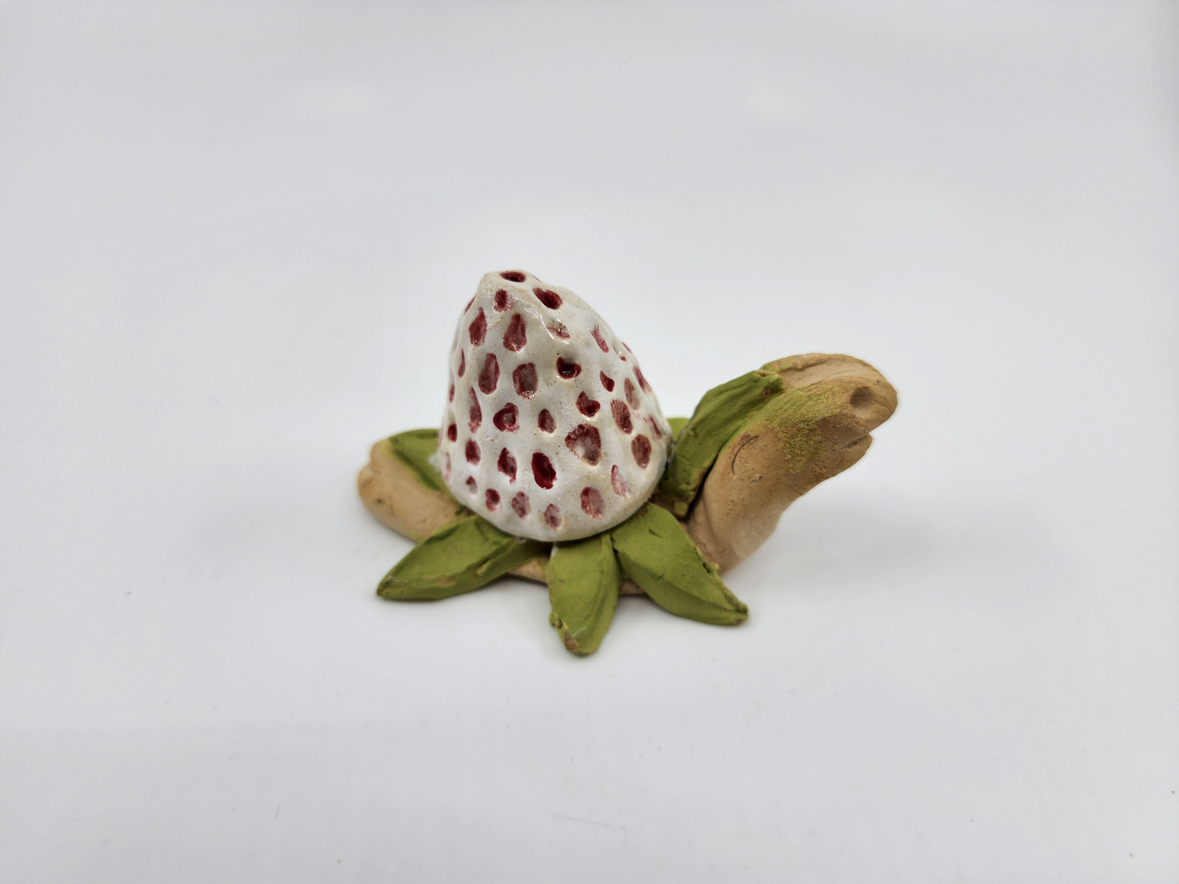 Strawberry Snail-Stoneware and Underglaze