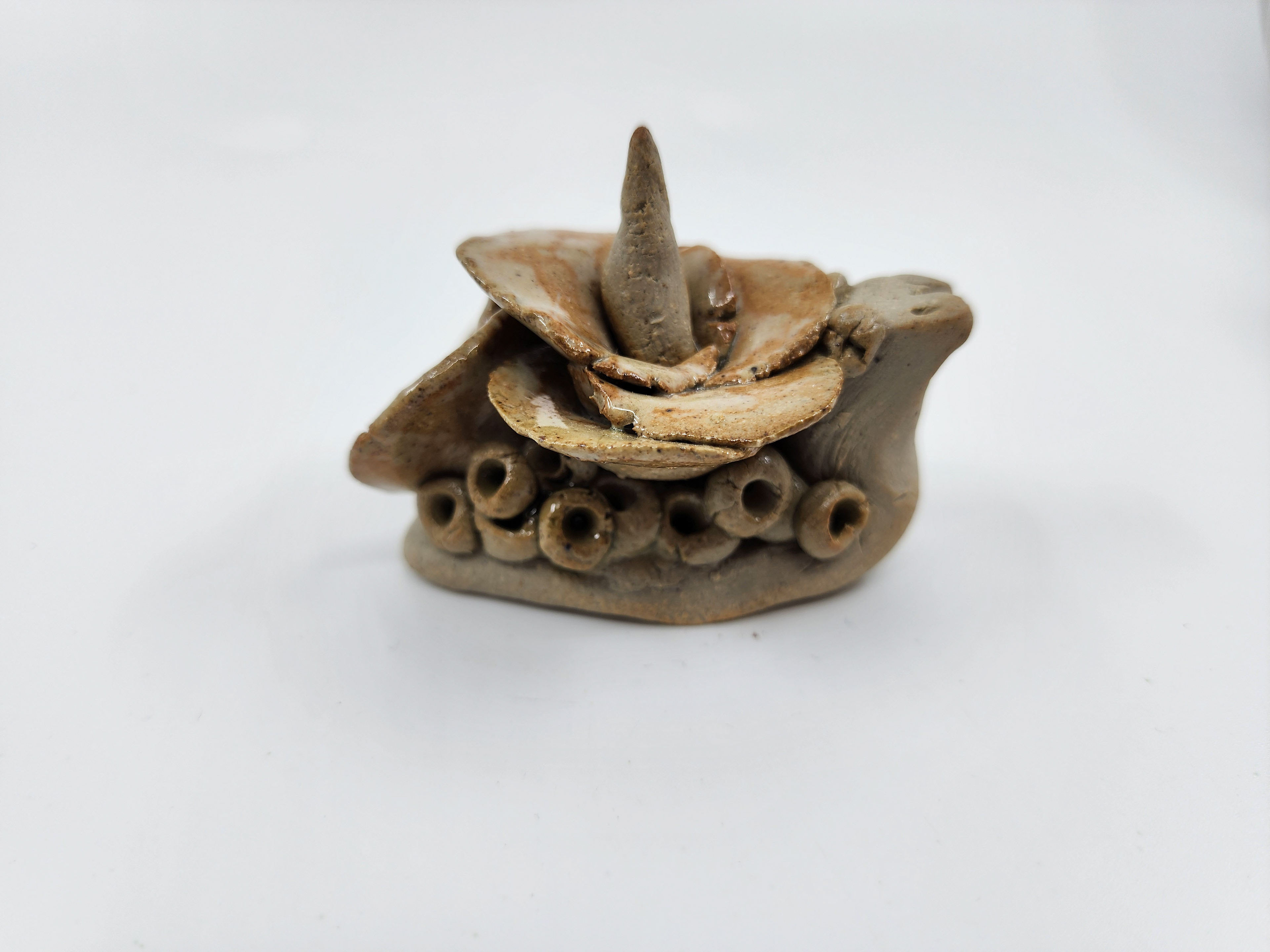 Corpse Flower Snail-Stoneware Cone 10