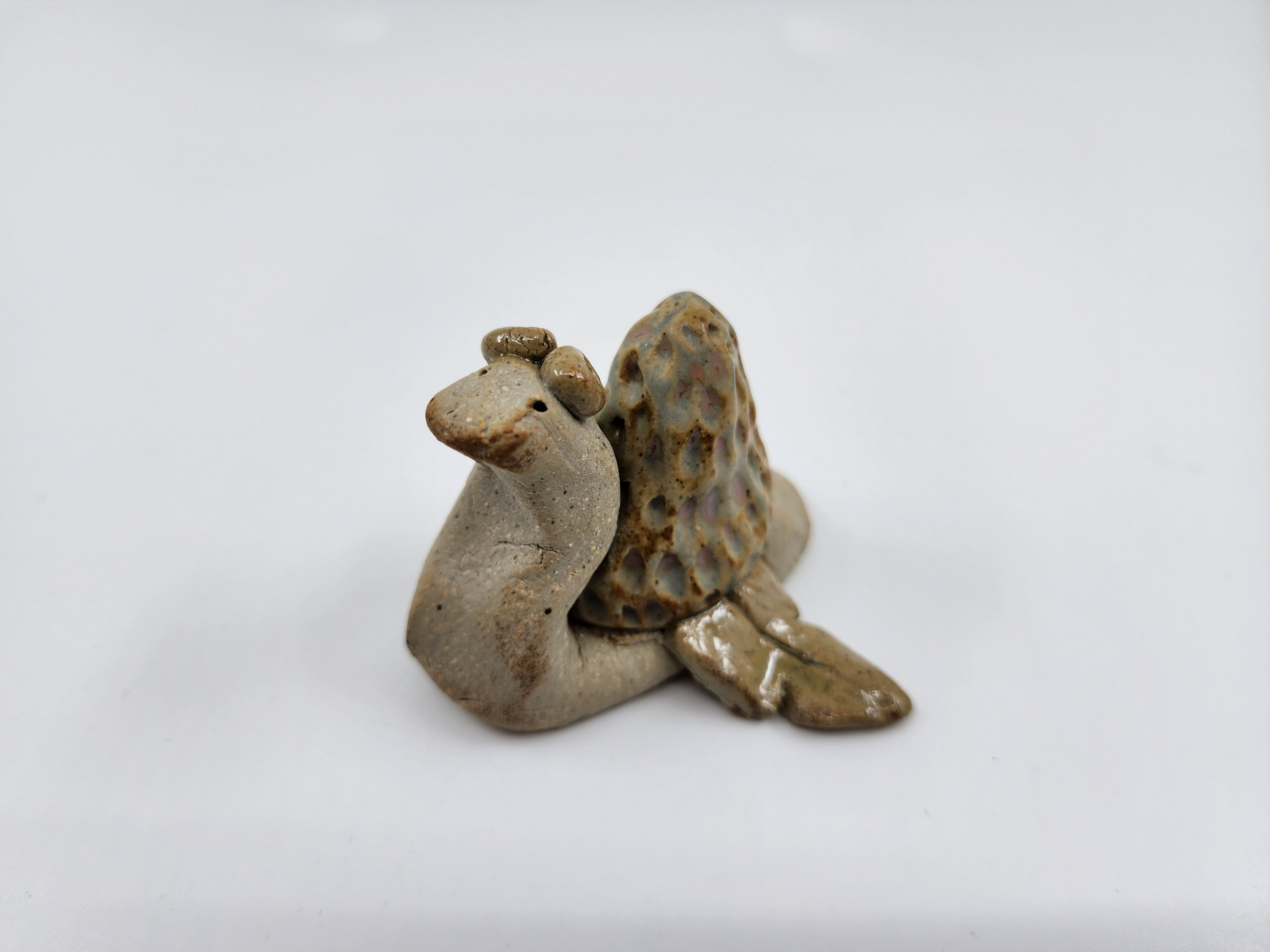 Strawberry Snail-Stoneware to Cone 10