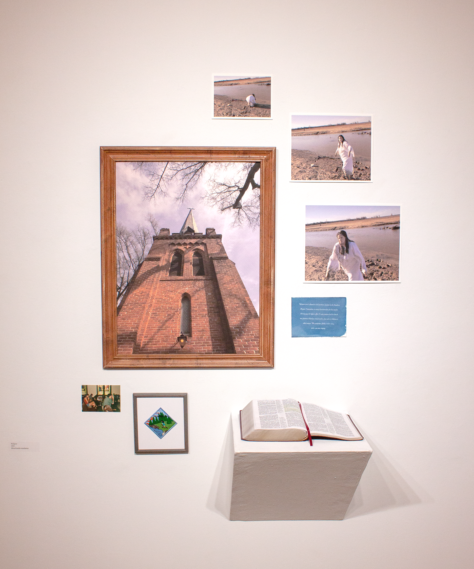Religion, 2023, mixed media installation