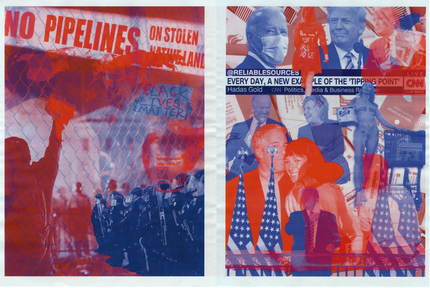 New Normal Press, 2020, digital print (exterior)
