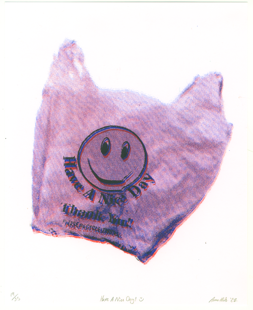 Have a Nice Day! :), 2022, silkscreen