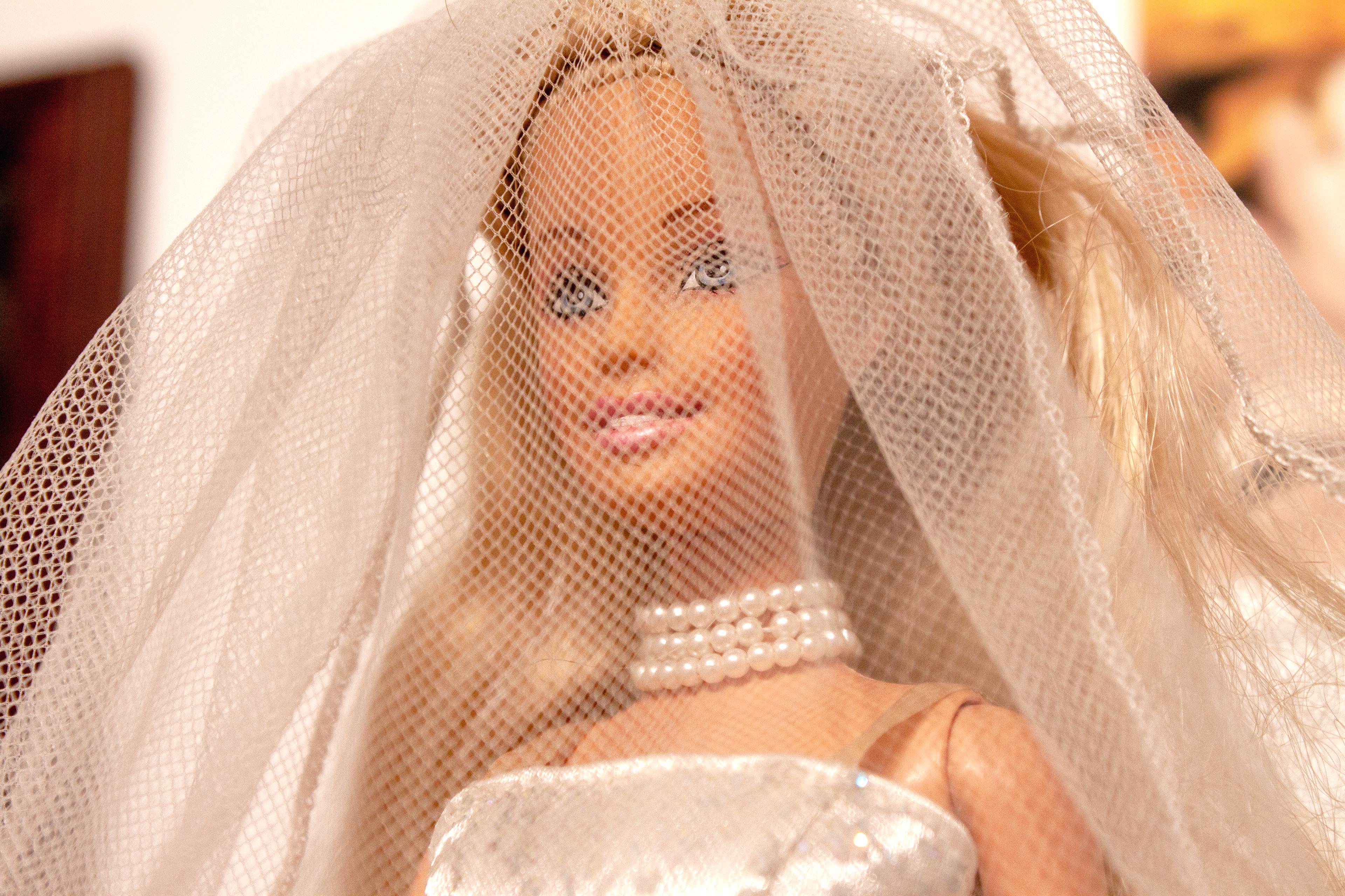 Wedding Barbie detail