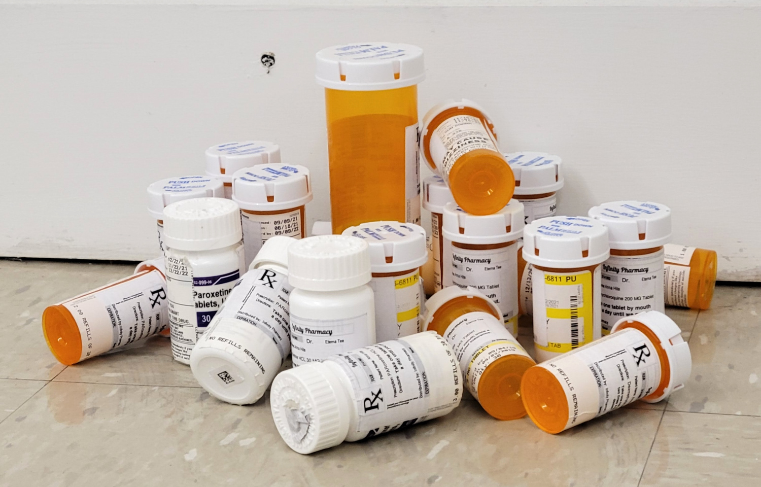 Don't Forget Your Meds, 2022, detail
