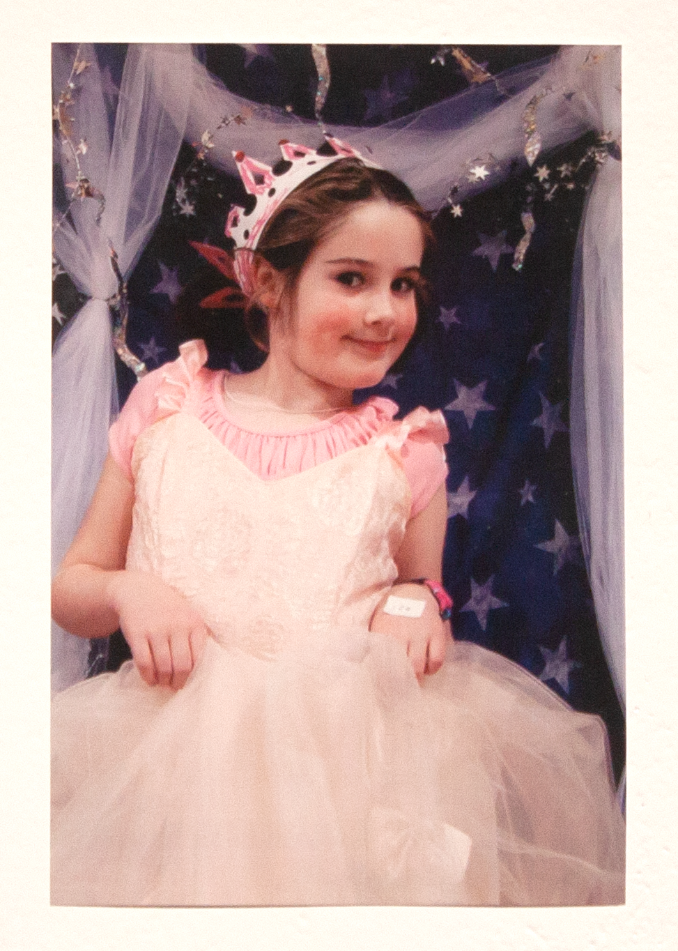 Princess Dress with Paper Crown, 2023, digital print