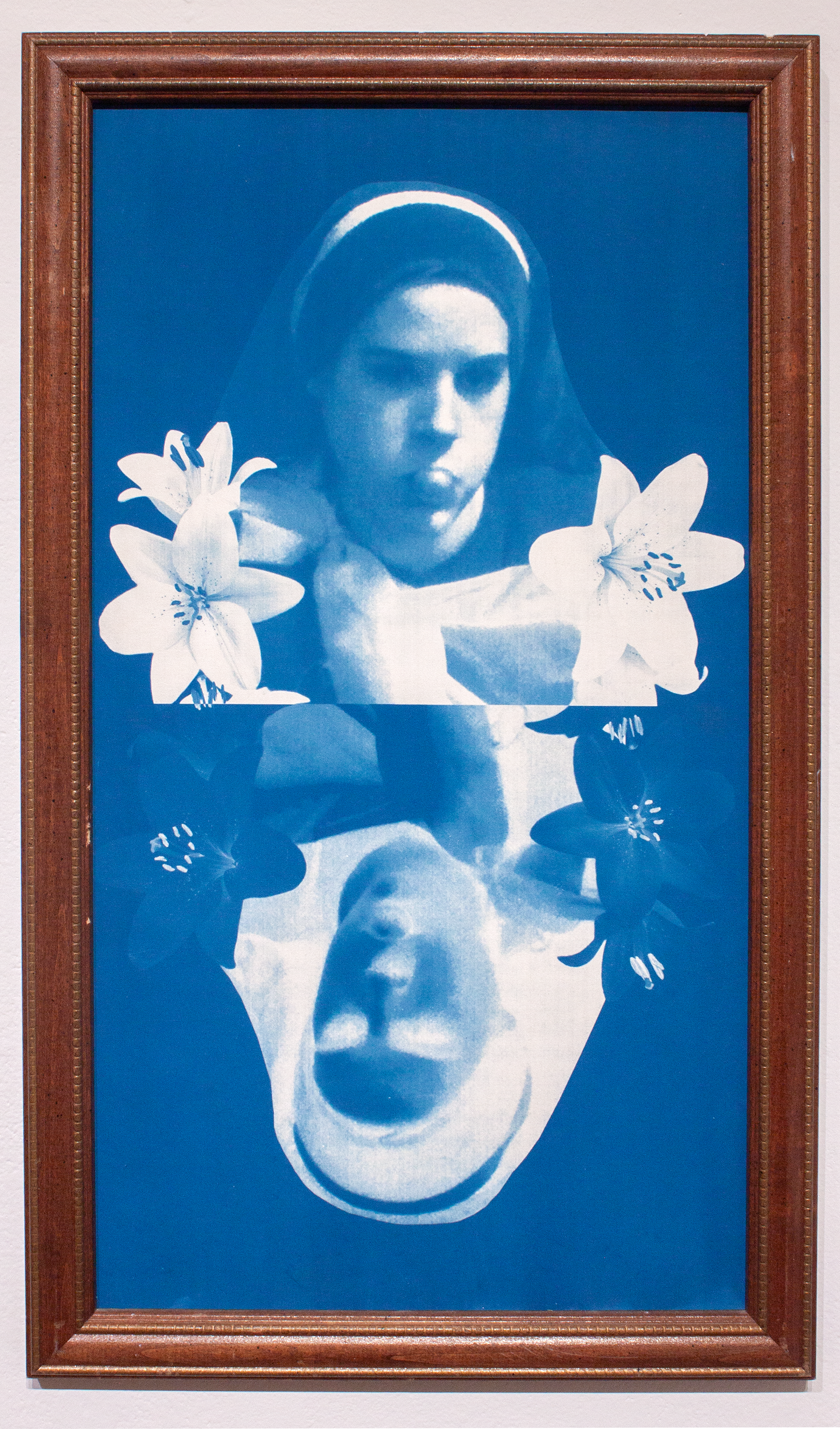 Madonna-Whore, 2023, cyanotype